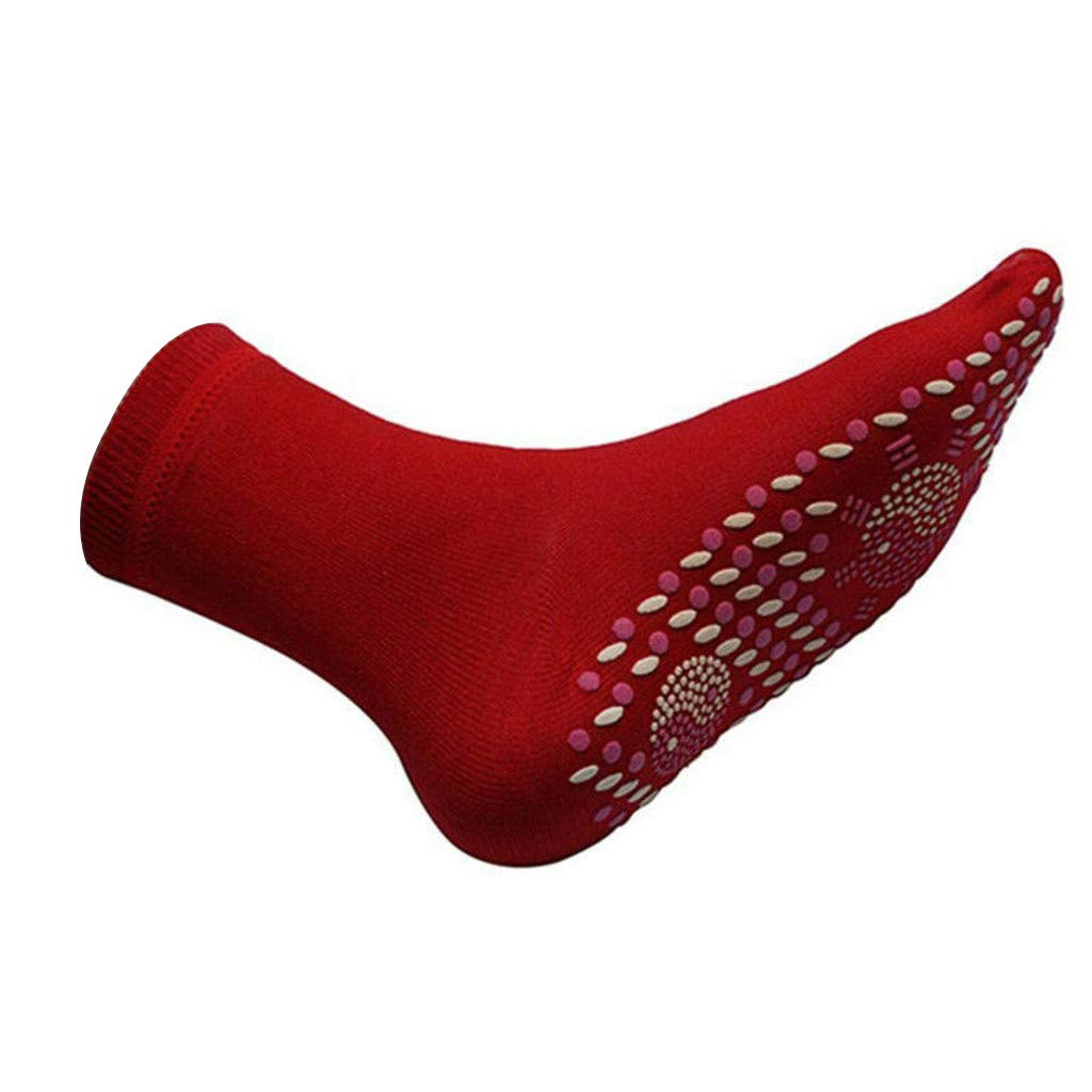 Self-Heating Tourmaline Socks for Men & Women - Thermal Winter Socks with Far Infrared Technology - Perfect for Cold Weather, Arthritis Relief & Indoor/Outdoor Activities