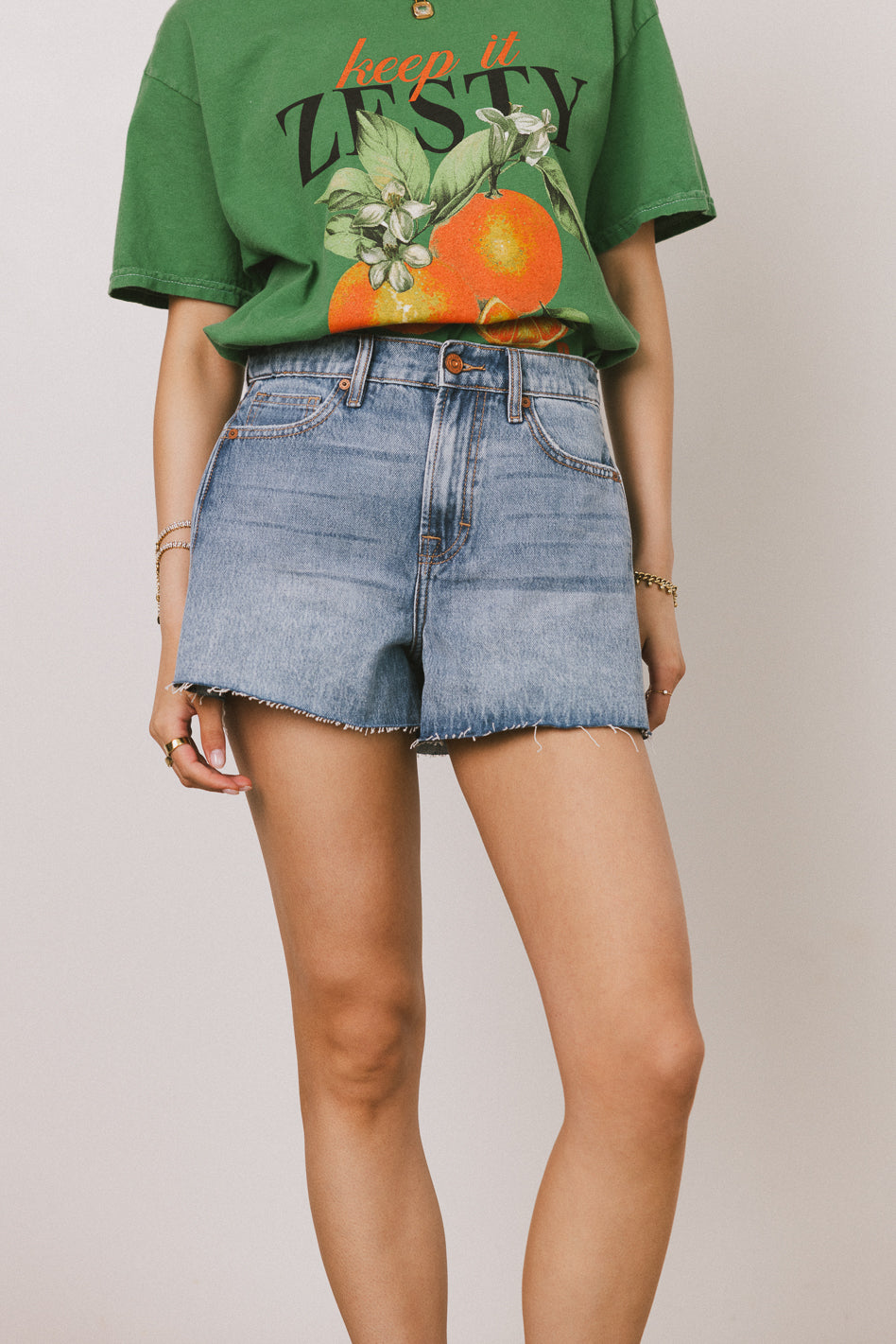 Stylish Ayra Denim Shorts for Women - High Waisted Ripped Denim Shorts with Stretchy Comfort - Perfect for Summer, Beach, and Casual Outings