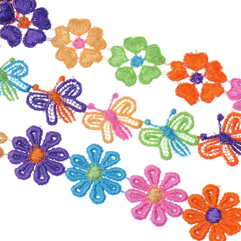 Floral Butterfly Hair Bands for Girls - 3-Pack Daisy & Butterfly Headbands for Kids, Women | Perfect for Parties, Weddings, Photo Shoots & Everyday Wear