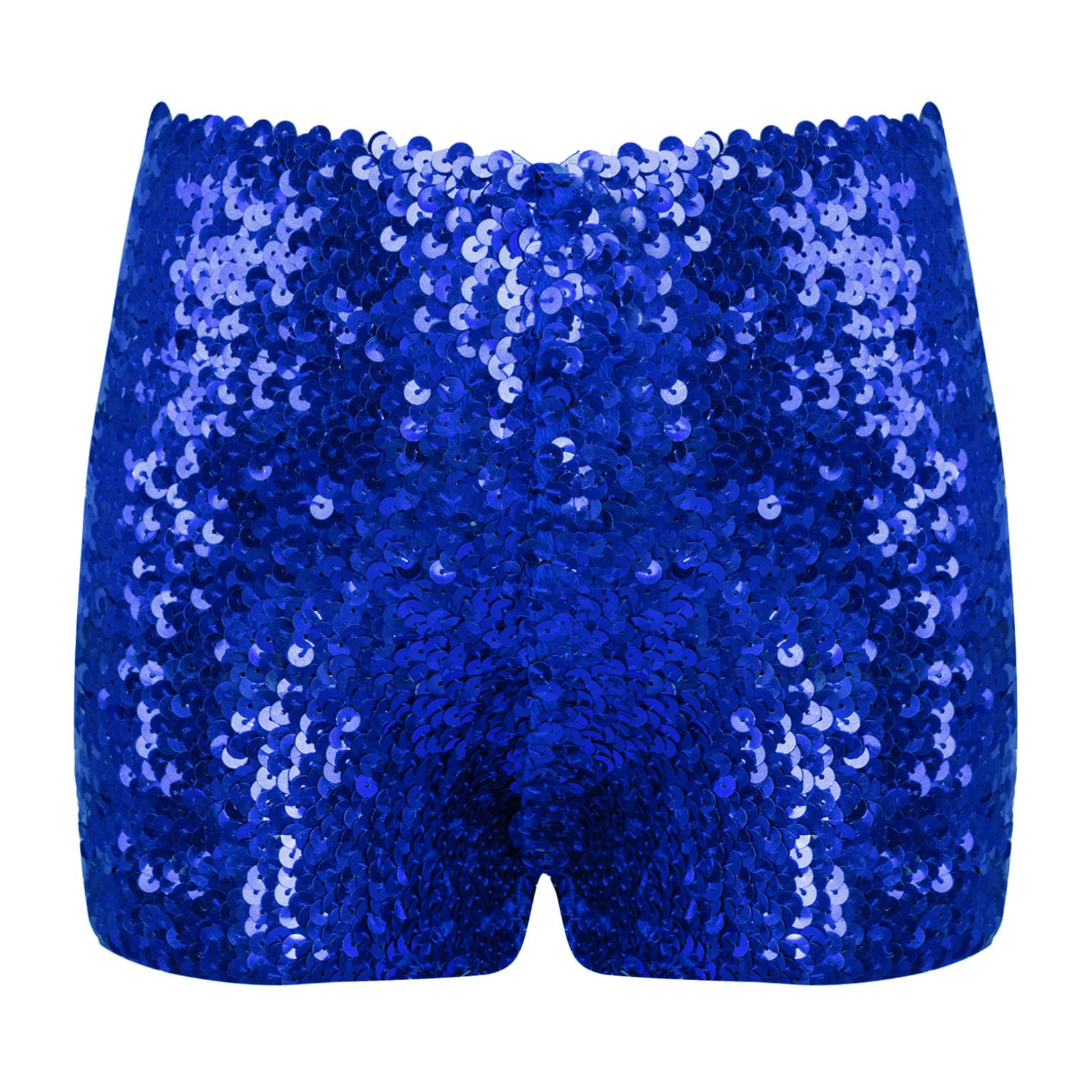 Sparkly Sequin Dance Shorts for Girls - Athletic Gym Shorts for Jazz, Hip Hop & Performance - Perfect for Dance Recitals, Competitions & Practice