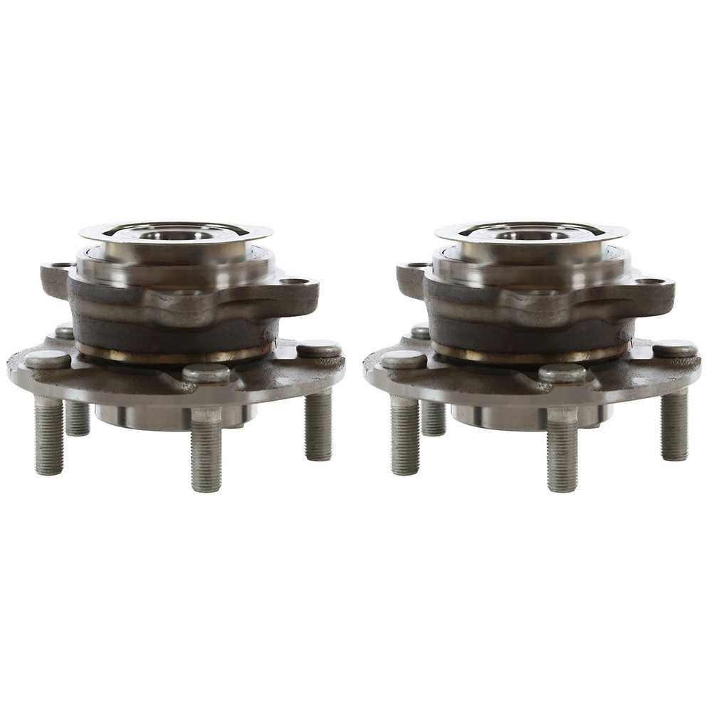 Front Wheel Hub Bearing Assembly Pair Set - Left Driver & Right Passenger Side Replacement Kit (PN12787) | Compatible with Multiple Vehicle Models | Perfect for Smooth Ride & Wheel Bearing Maintenance