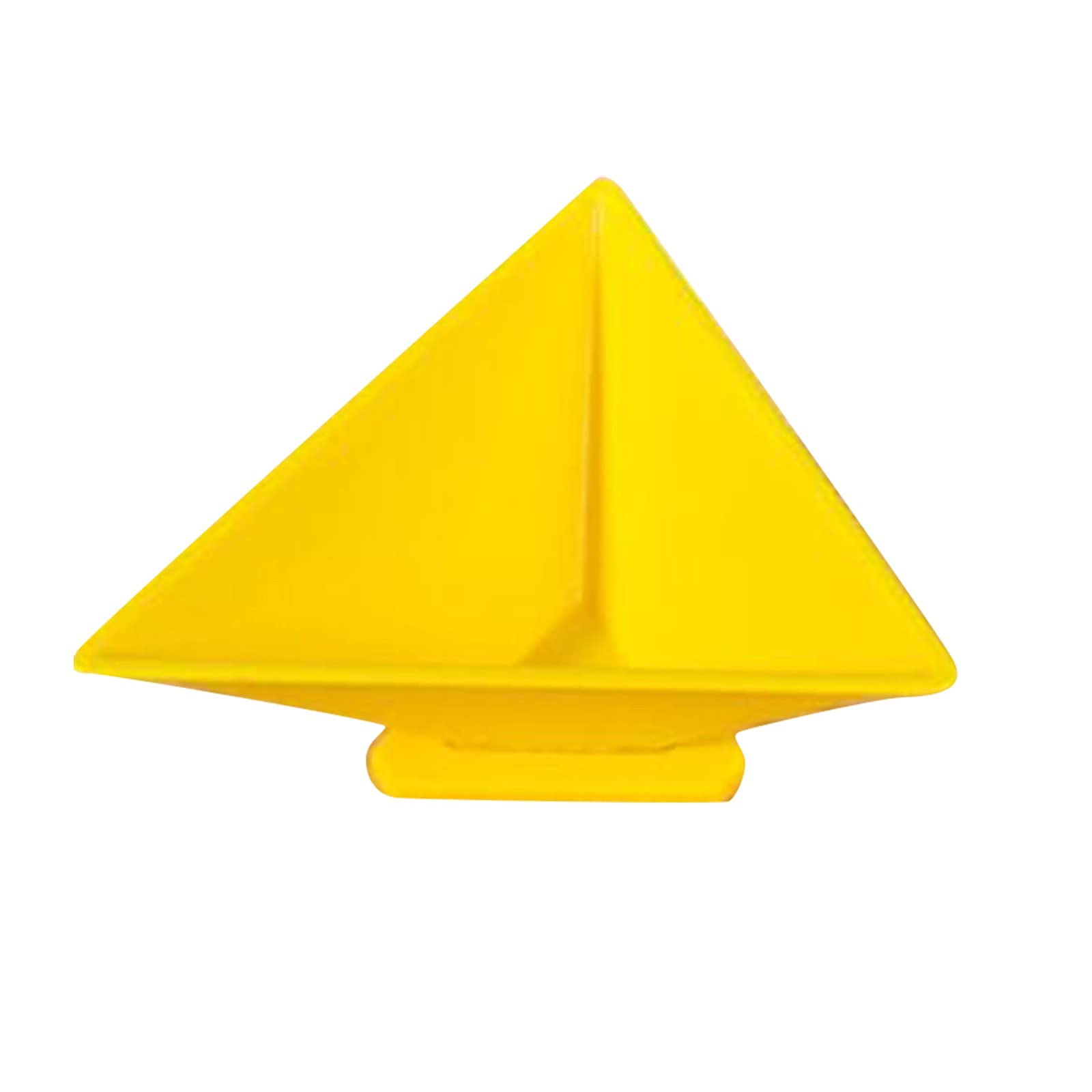 Premium Plastic Zongzi Molds for Dragon Boat Festival - Round Kitchen Baking Pans with Lids (Yellow, Small Size) - Perfect for Making Traditional Rice Dumplings, Holiday Cooking & Christmas Baking Gifts