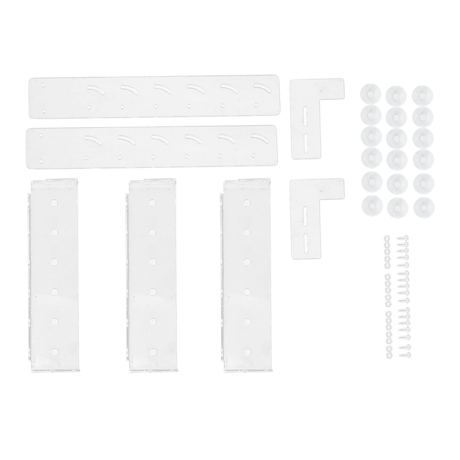 Vertical 3-Layer Coral Frag Rack for Aquarium - Hanging Coral Holder with Acrylic Base for Fish Tank Decor