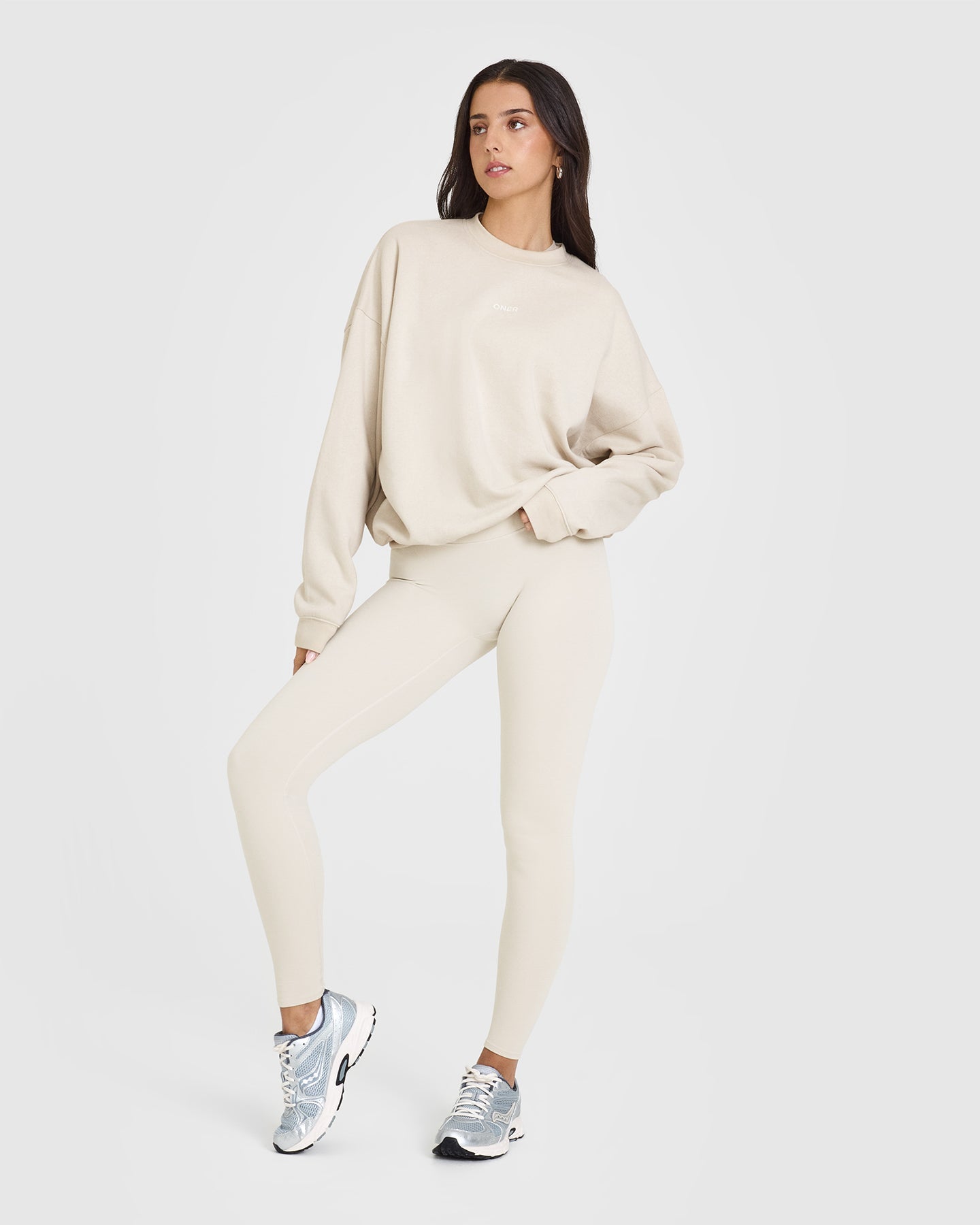 Premium Mid Weight Sweatshirt for Men & Women | Soft Cotton Blend Pullover | Sand Color | Perfect for Casual Wear, Layering & Outdoor Activities