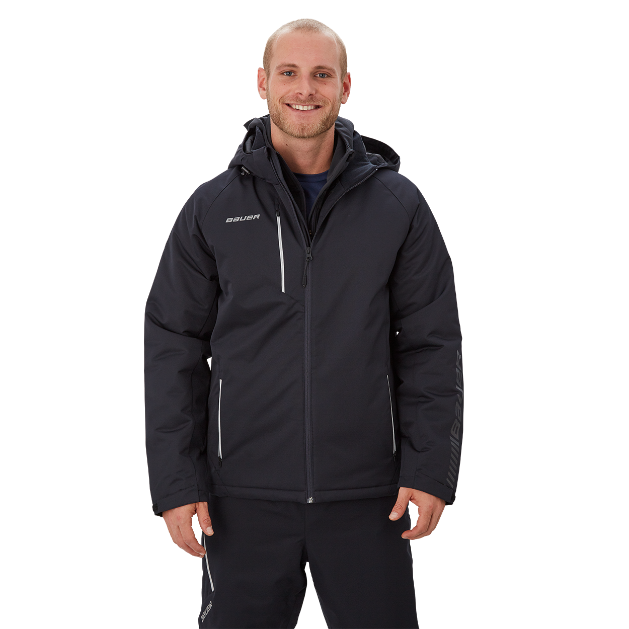 Bauer Hockey Heavyweight Jacket for Youth - Warm & Durable Winter Hockey Coat for Kids - Perfect for Ice Skating, Outdoor Sports & Cold Weather Activities
