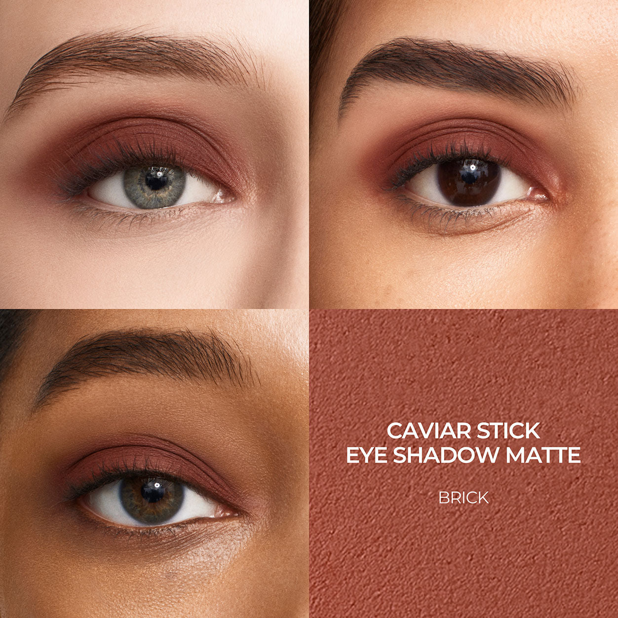Long-Lasting Matte Caviar Stick Eyeshadow - Waterproof & Smudge-Proof for All-Day Wear - Perfect for Everyday Makeup, Party & Special Occasions