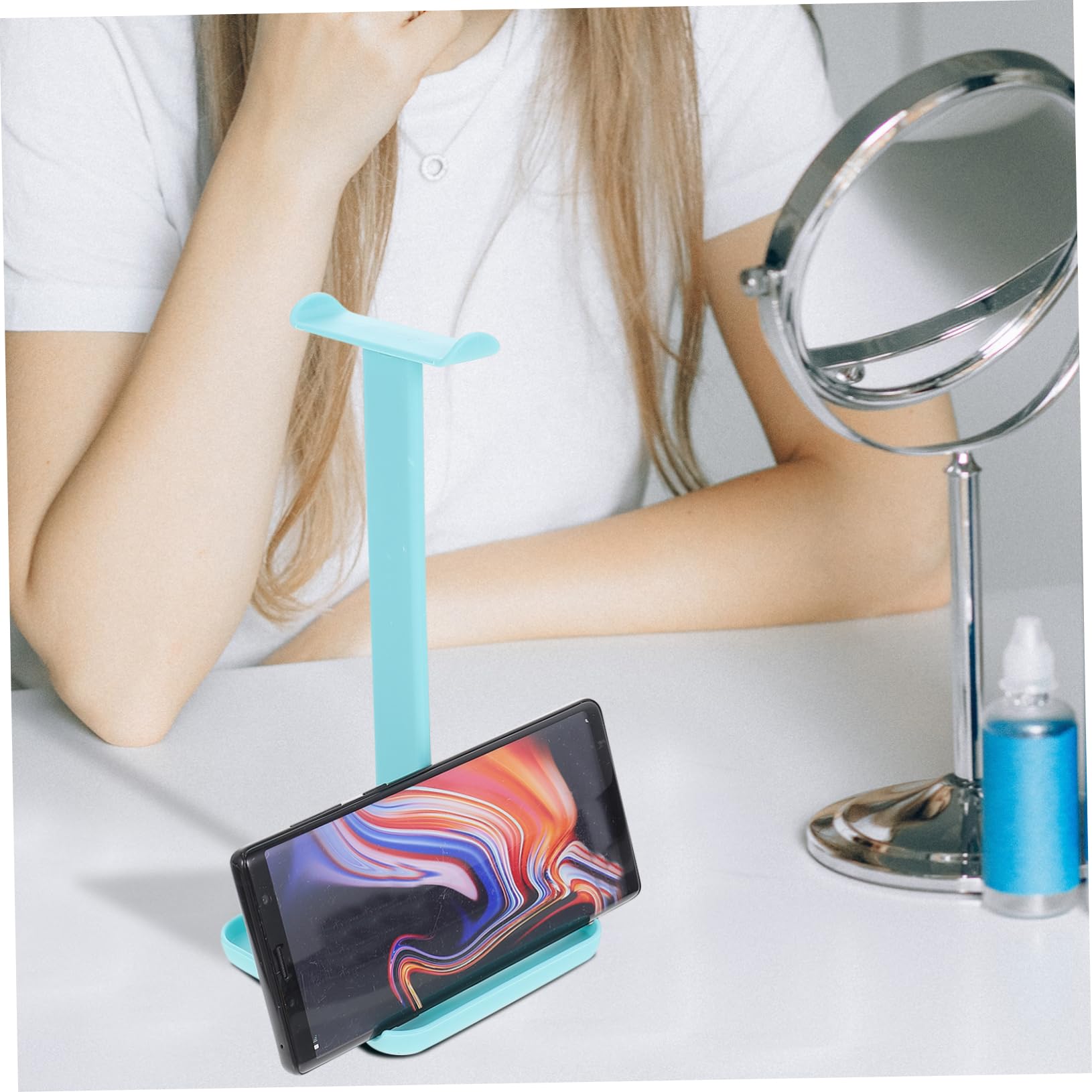 Alipis Desktop Earphone Stand Holder - Detachable Plastic Organizer for Headphones, Computer Accessories & Office Supplies - Perfect for Desk Organization, Gaming Setup & Workspace Storage