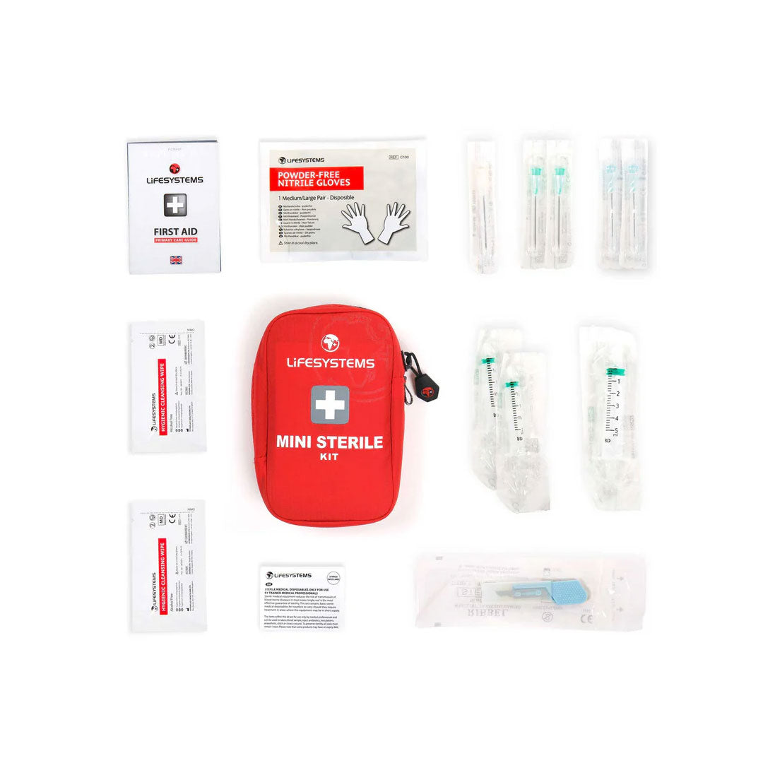 Lifesystems Mini Sterile Travel First Aid Kit - 13 Essential Items for Hiking, Camping & Emergency Preparedness