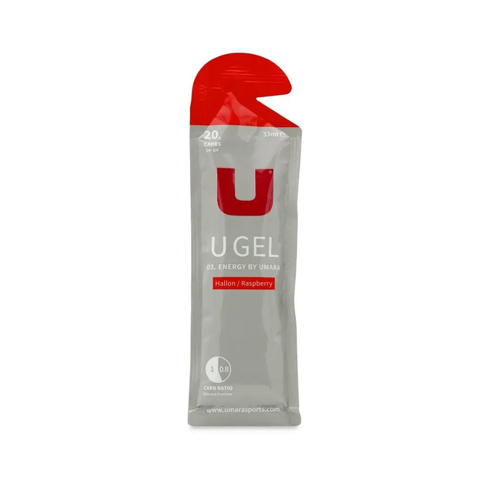 Umara Sport Energy Gel - 20g Raspberry Flavor - Fast-Acting Energy Boost for Runners, Cyclists & Athletes - Ideal for Marathon, Triathlon & Endurance Training