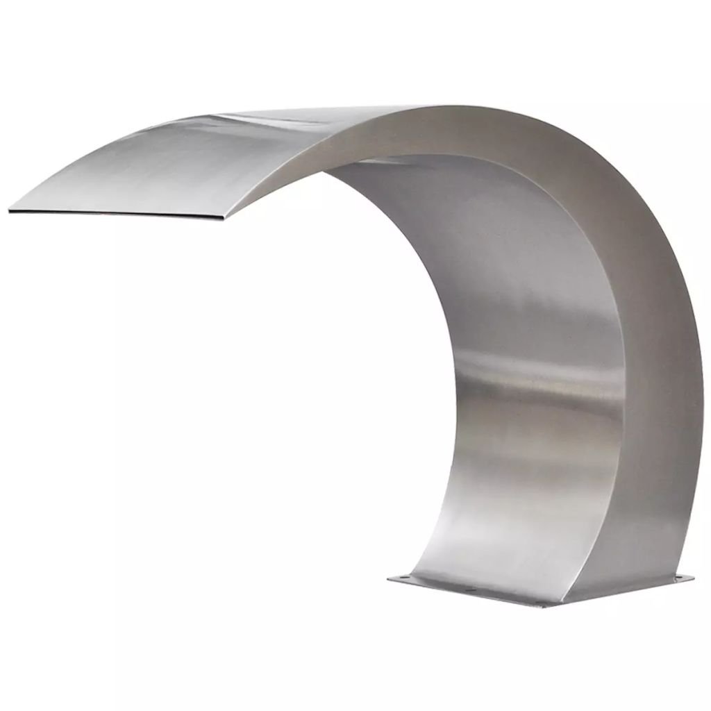 Premium Stainless Steel Pool Waterfall Fountain - 17.7