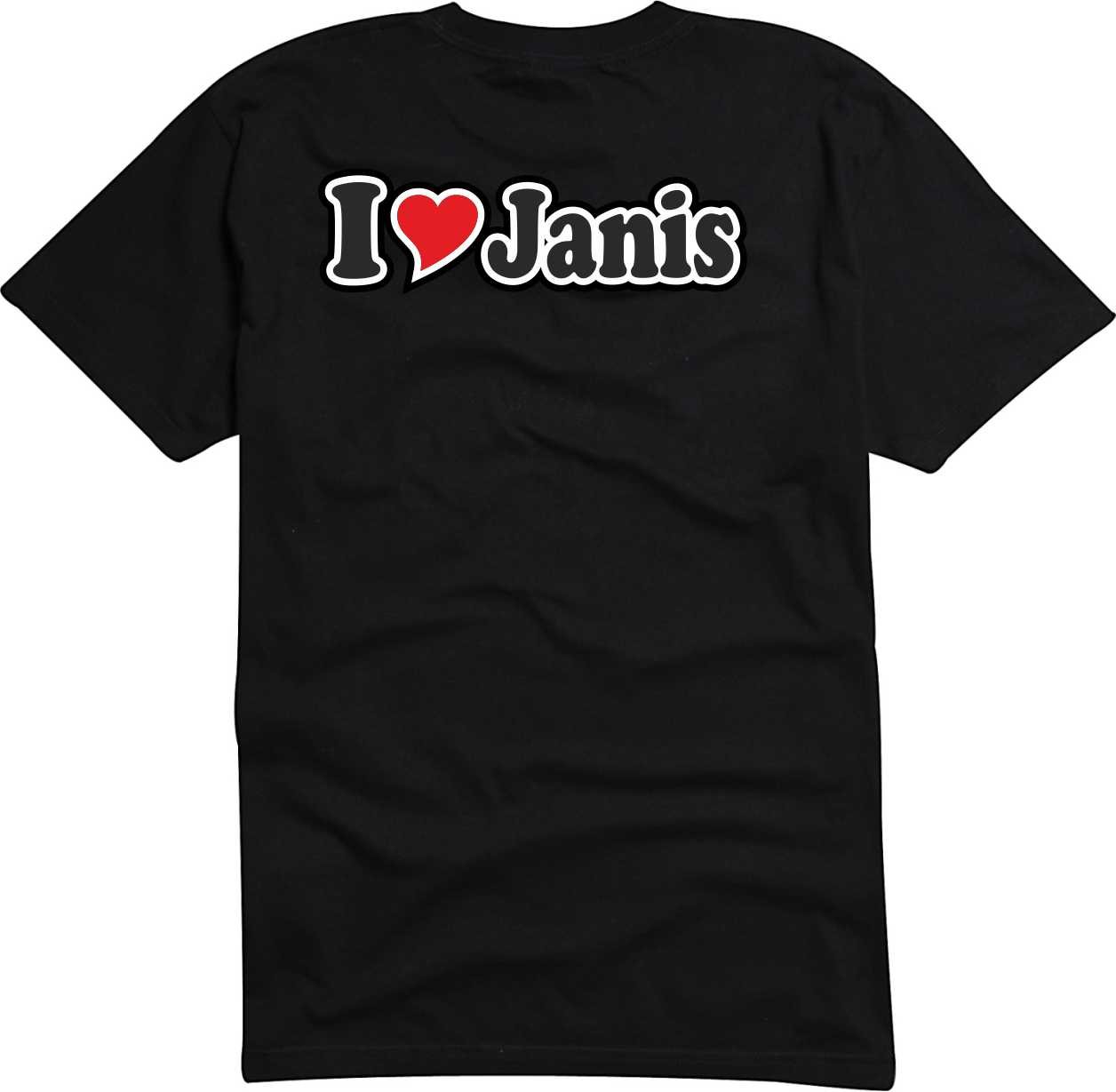 Black Dragon T-Shirt Man - I Love with Heart Design - Janis Party Carnival Theme - Perfect for Festivals, Concerts, and Casual Wear