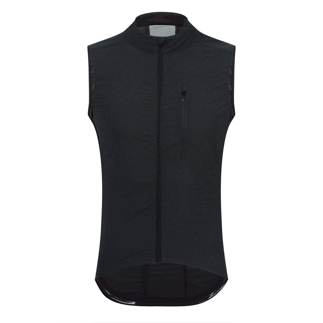 Men's Cycling Vest - Windproof Waterproof Bike Jersey Gilet for Outdoor Biking | Sleeveless Jacket for Cycling, Running & Hiking | Lightweight & Breathable for All Weather