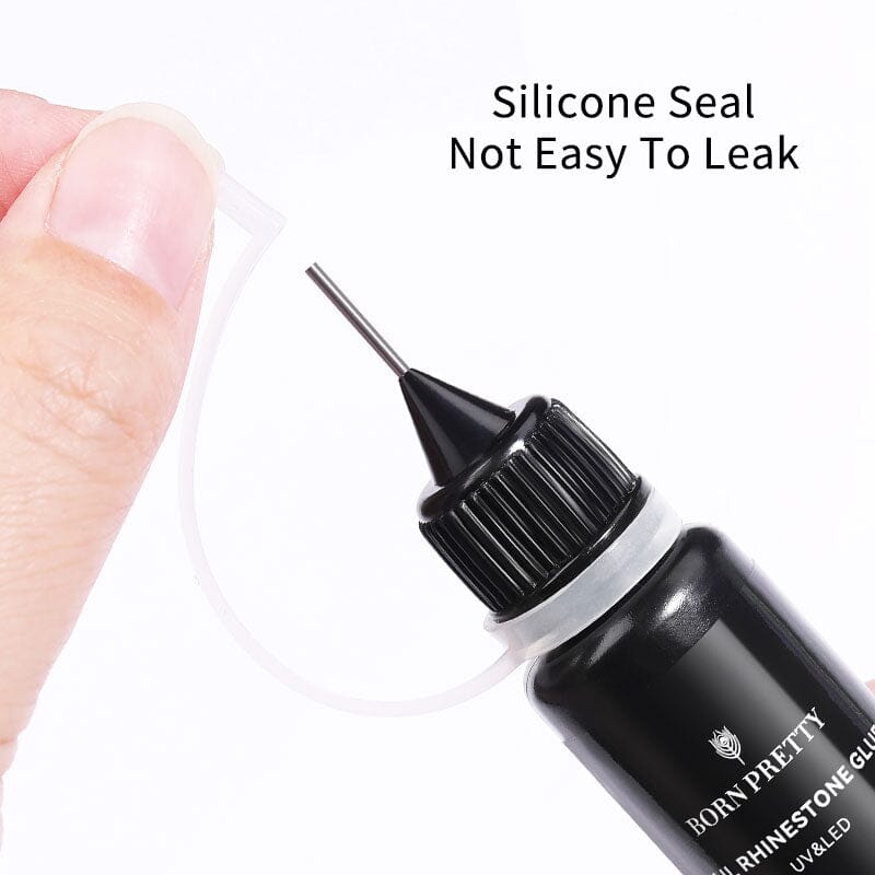 10g Nail Rhinestone Glue - Strong Adhesive for Nail Art, DIY Jewelry & Crafting - Perfect for Professional Salon Use & Home Manicures
