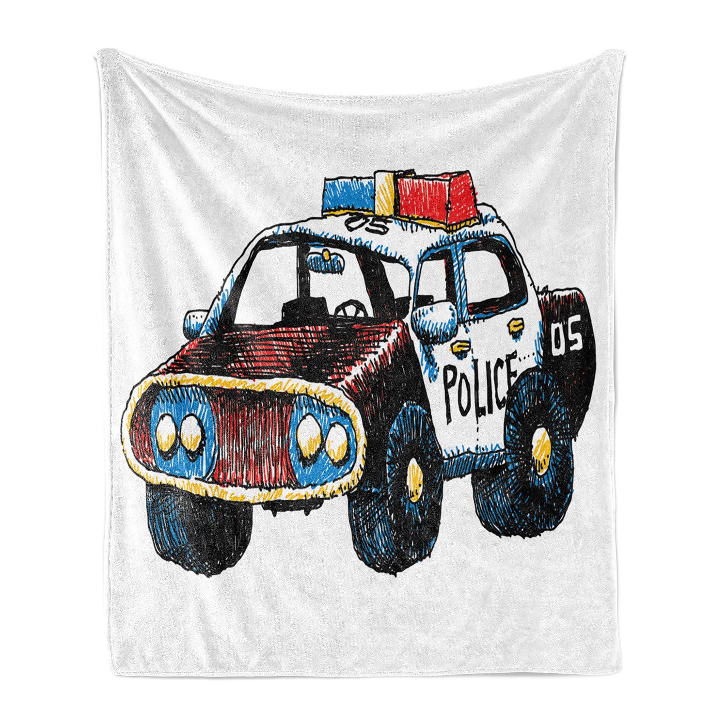 Ambesonne Police Throw Blanket - 50