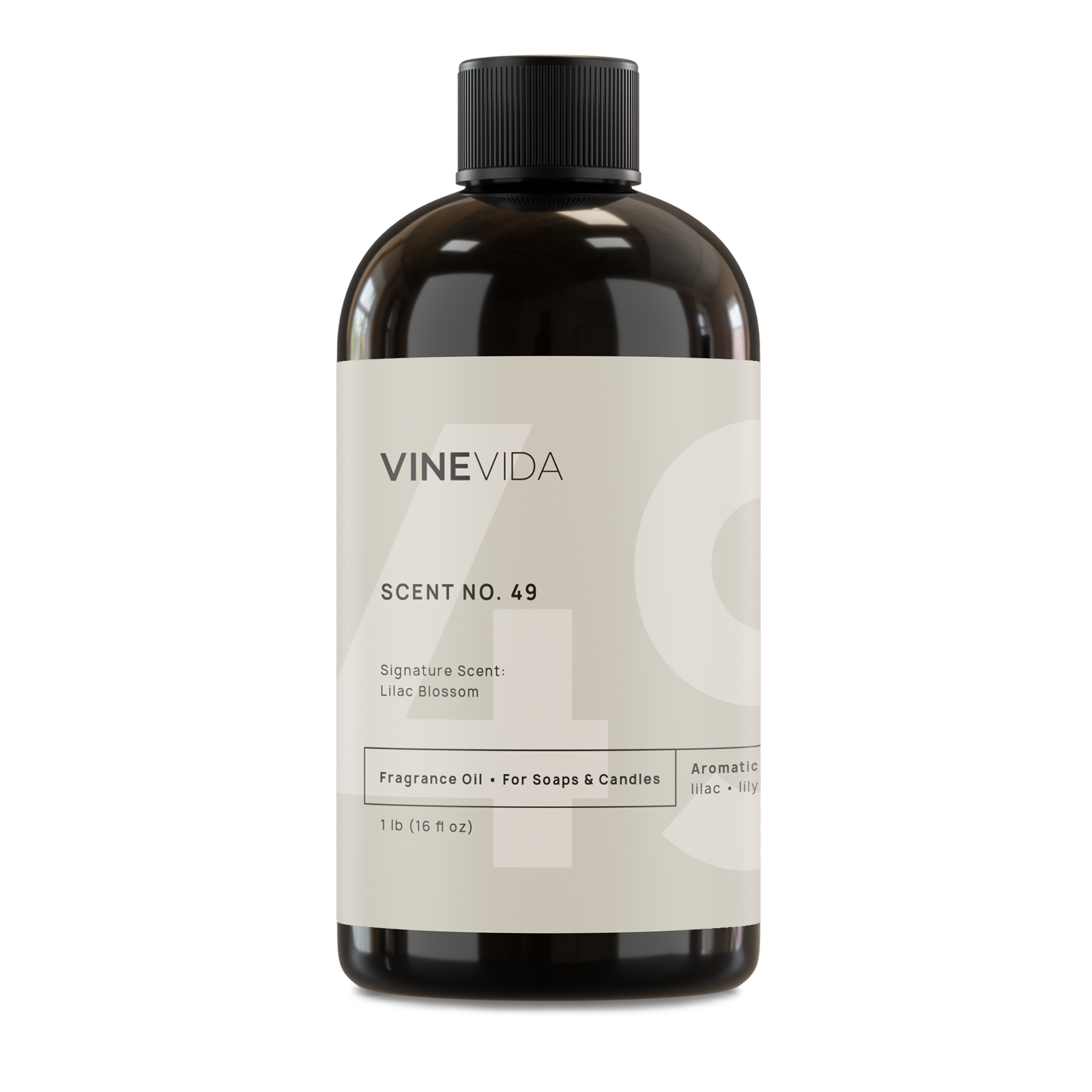 NO. 49 Lilac Blossom Fragrance Oil - Premium Scent for Handmade Soaps, Candles, Diffusers & DIY Crafts - Perfect for Aromatherapy, Home Decor and Gift Giving