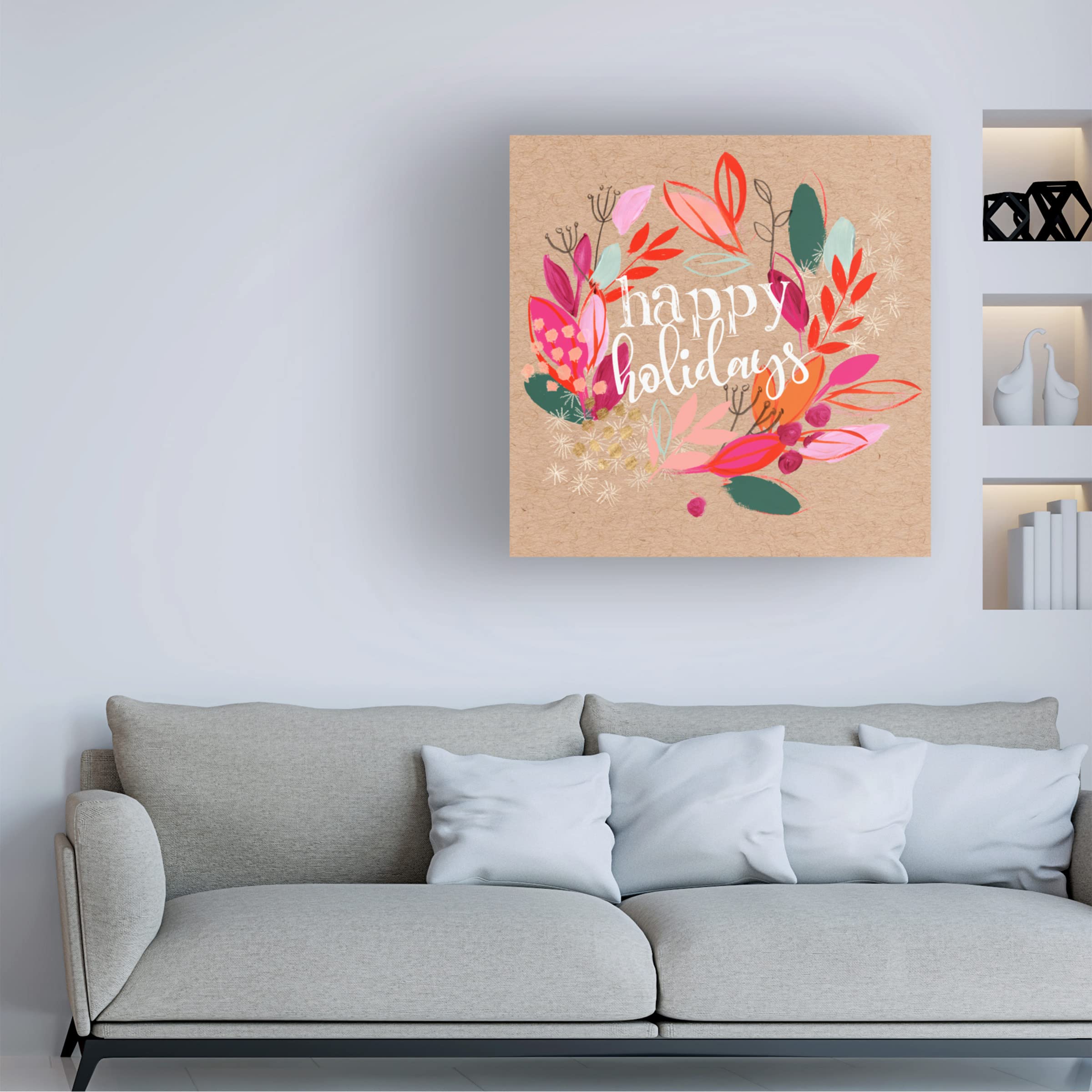 Jennifer Paxton Parker 'Crafty Christmas II' Canvas Wall Art - Holiday Home Decor for Living Room, Bedroom & Office - Trademark Fine Art Collection