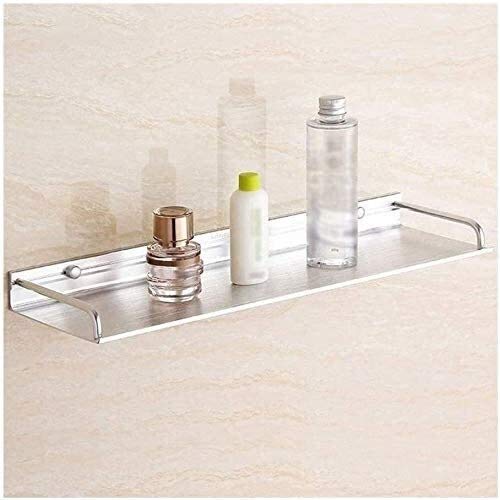 Stainless Steel Wall Mounted Towel Shelf - 40cm Bathroom & Kitchen Organizer Rack for Hotels, Homes - Perfect for Hanging Hand Towels, Washcloths, and Kitchen Linens