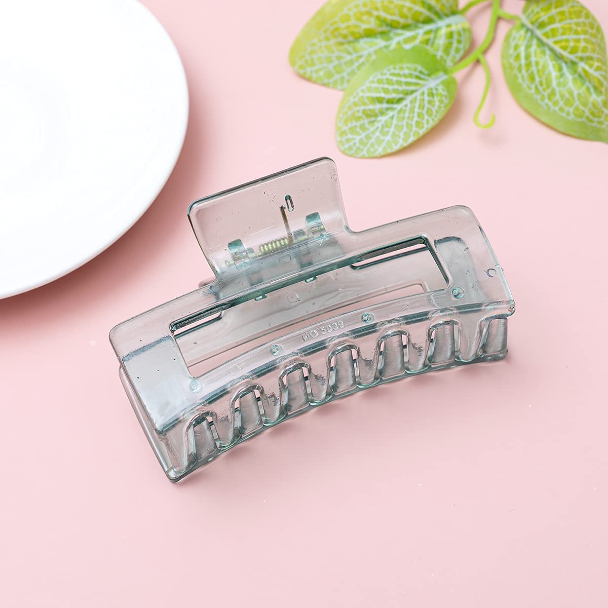 6-Pack Starvis Large Solid Frosted Hair Claw Clips for Women & Girls - Strong Grip Jaw Clips for Thick/Long Hair - Barrettes & Hair Accessories for Daily Use (Perfect for Work, School & Styling)
