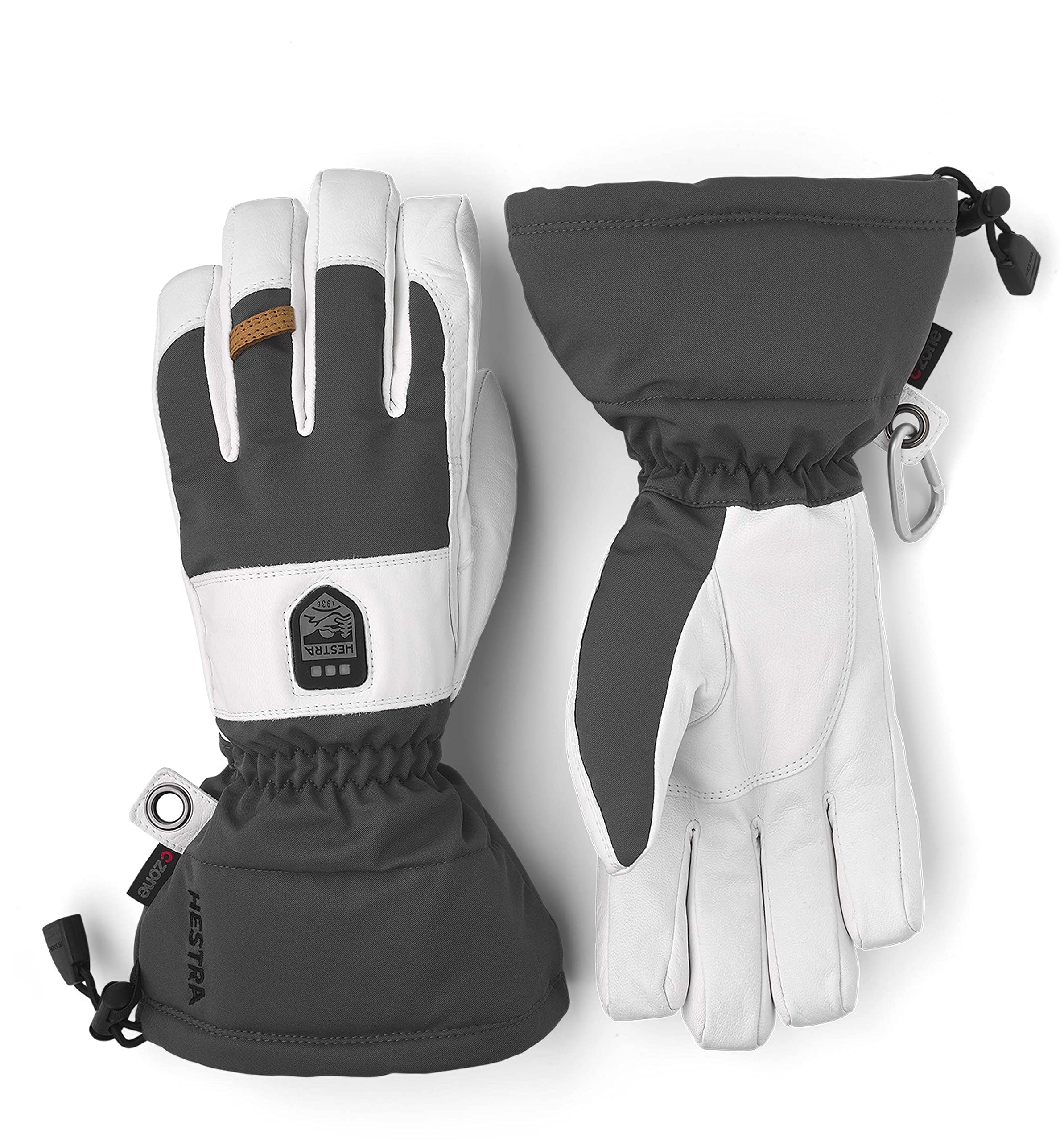 Hestra Power Heater Gauntlet Electric Ski Gloves - Battery Heated Winter Gloves for Skiing, Snowboarding & Cold Weather Activities - Waterproof & Windproof Thermal Gloves for Men & Women