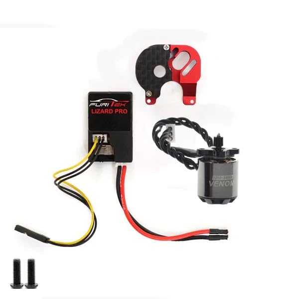 FURITEK 2S BRUSHLESS Motor & ESC Combo for 1/24 Axial SCX24 RC Crawler - High Performance Power System for Remote Control Cars, Off-Road Crawling & Rock Climbing (FUR-2426)