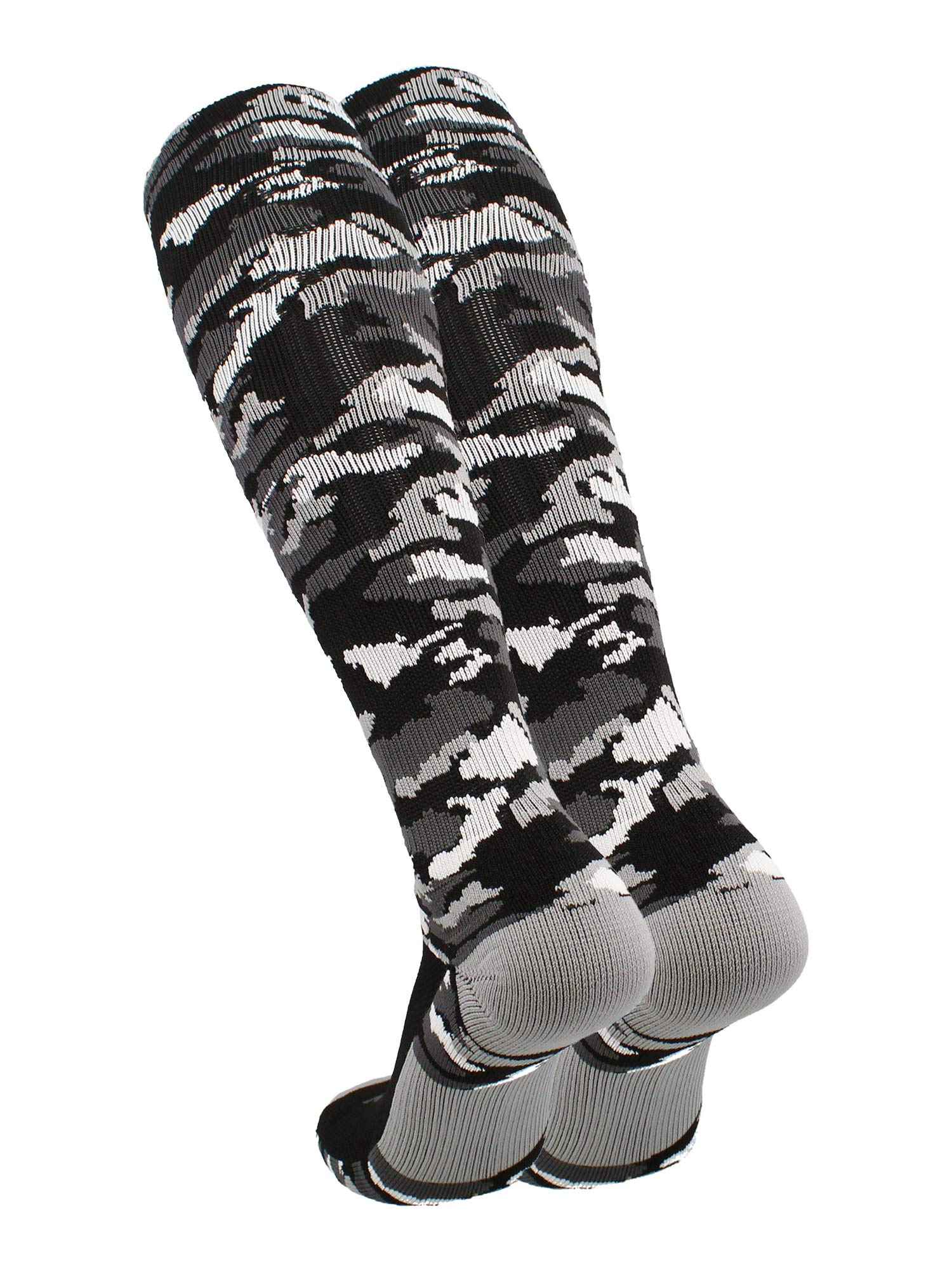 TCK Sports Elite Performance Over The Calf Camo Socks - Moisture Wicking, Cushioned Support for Running, Hiking & Outdoor Activities - Tactical & Military Style Socks for Men & Women