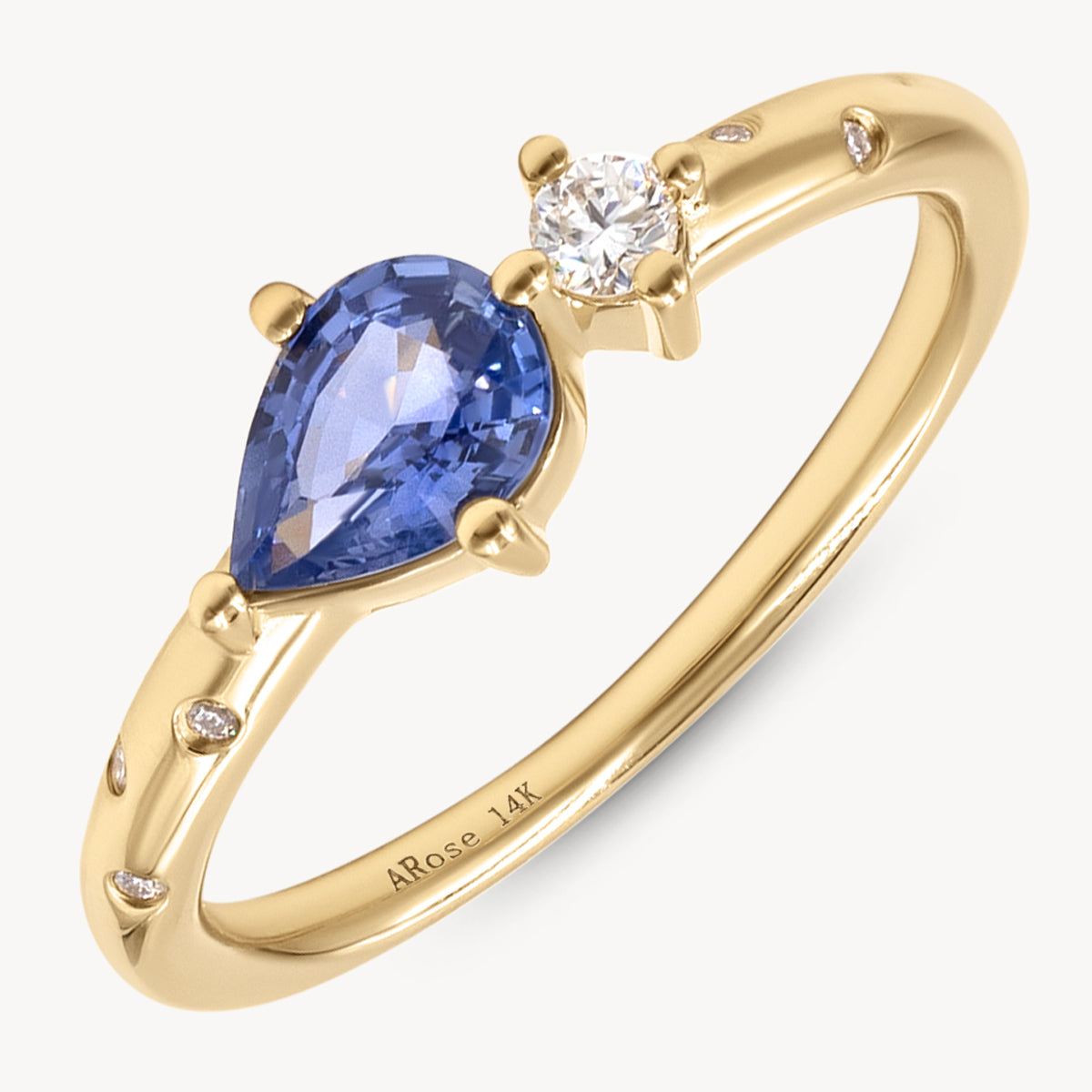 Midnight Blue Sapphire Ring for Women - Elegant Sterling Silver Jewelry Gift for Birthday, Anniversary & Valentine's Day - Perfect for Evening Parties, Date Nights & Special Occasions