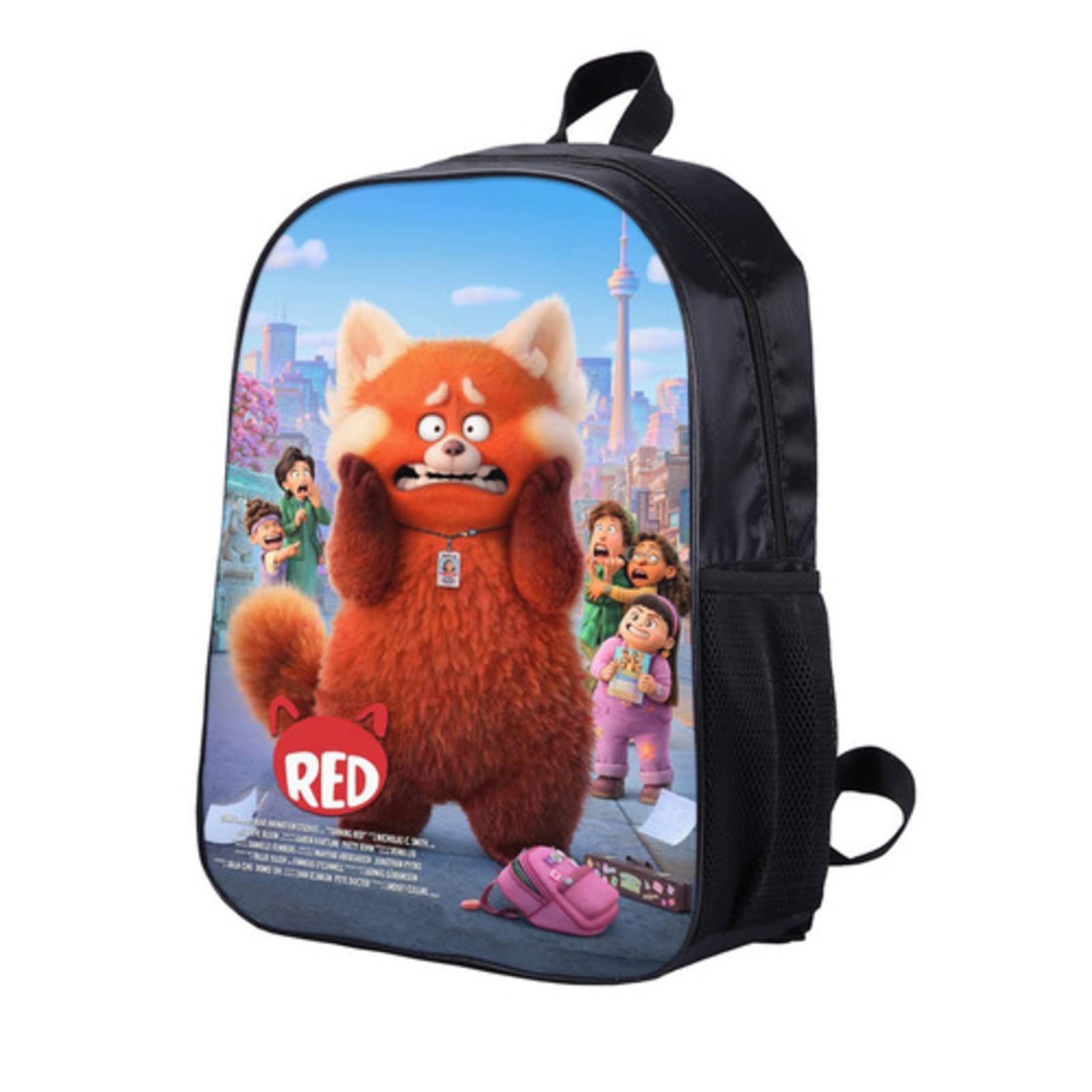 Stylish Teen Travel Backpack - Lightweight Laptop Backpack with Cartoon Design for School, College & Outdoor Adventures - One Size Fits All