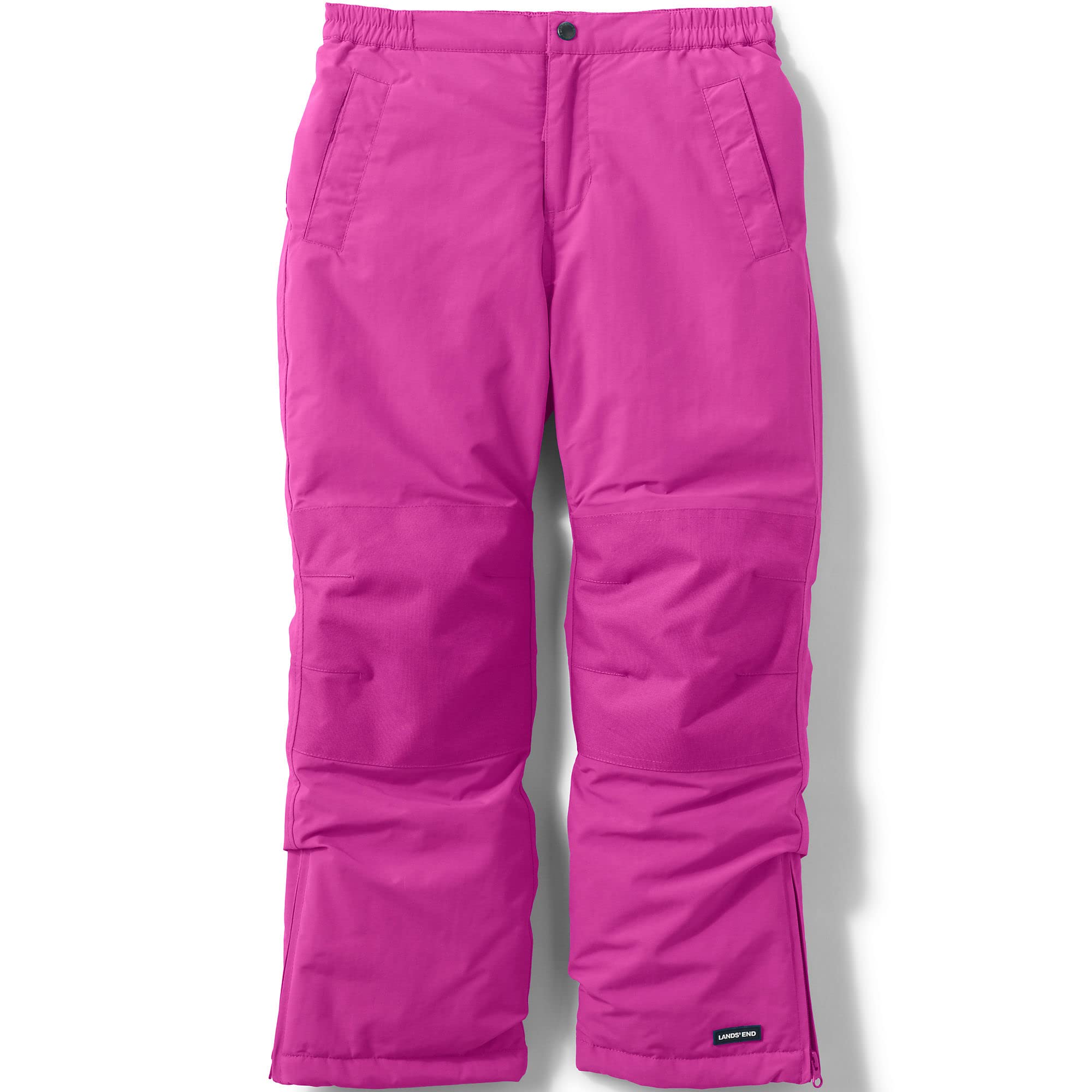 Lands' End Kids Squall Waterproof Winter Snow Pants with Reinforced Knees - Warm & Durable for Outdoor Play, Skiing, and Snowboarding