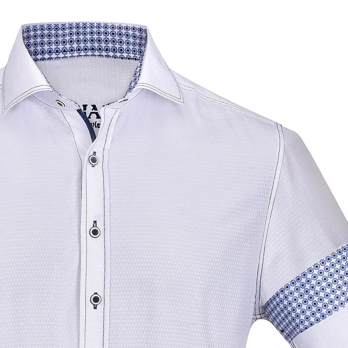 CM59561 Cuadra White Casual Fashion Shirt for Men - Stylish Comfort for Office, Date Night & Everyday Wear