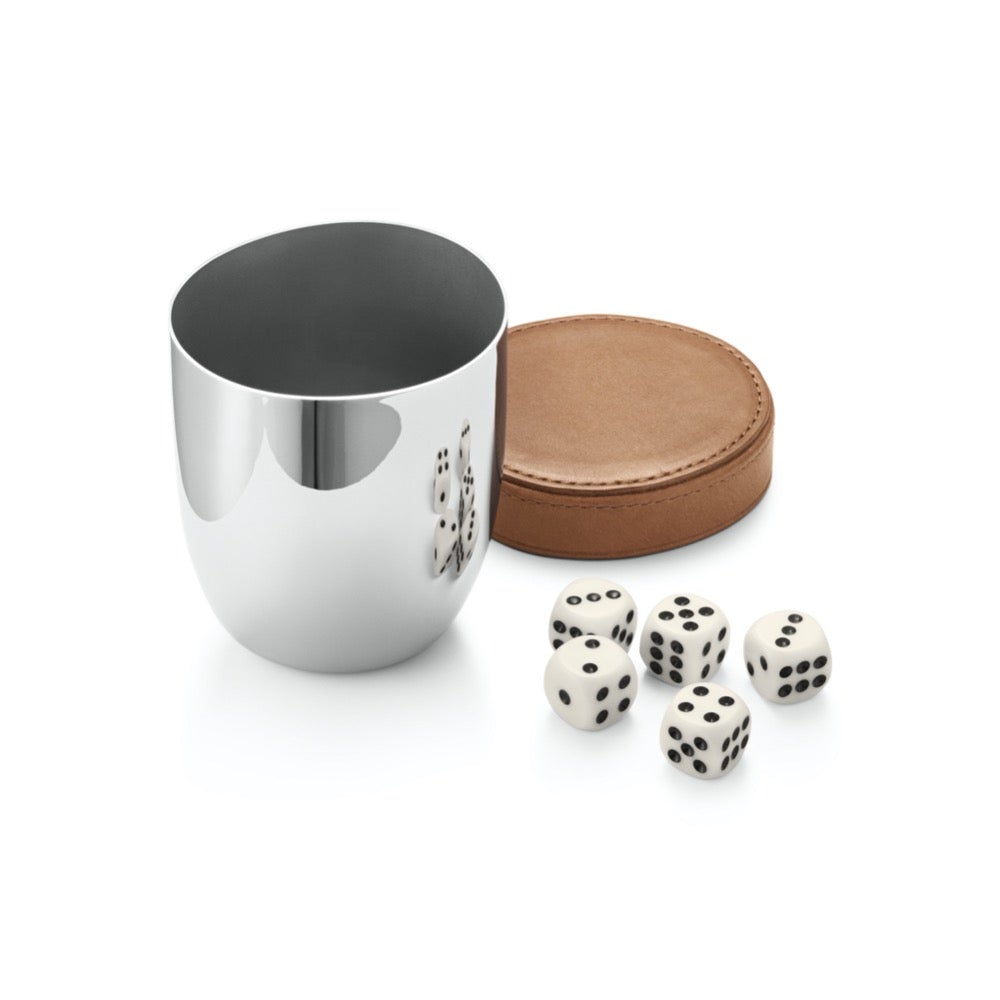 Premium 6-Piece Sky Dice Cup Set for Drinking Games - Shatterproof & Portable for Parties, Bars, and Outdoor Gatherings