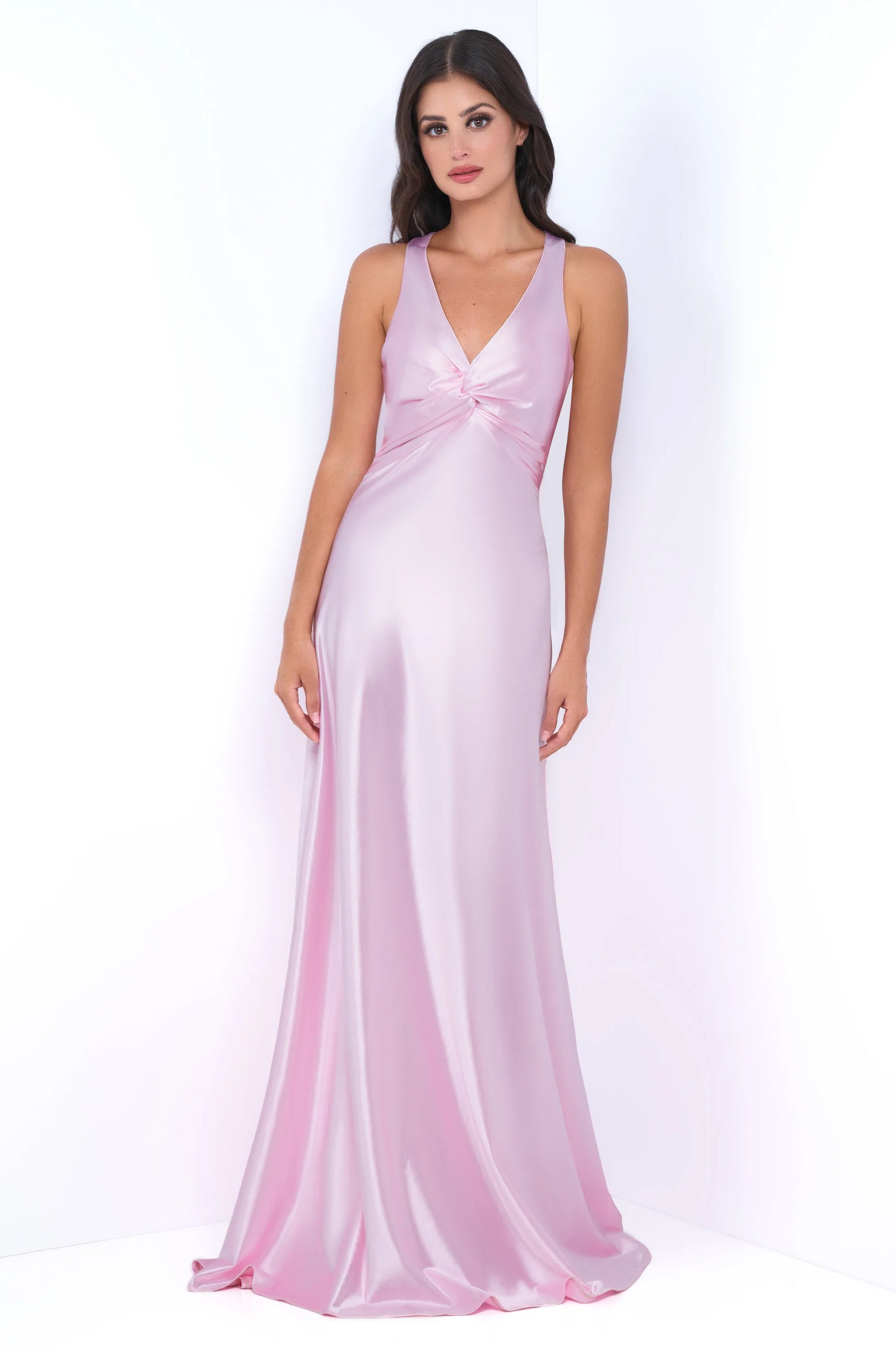 Odette Maxi Dress in Pink - Elegant Long Flowy Dress for Women, Perfect for Summer, Beach, Parties & Special Occasions