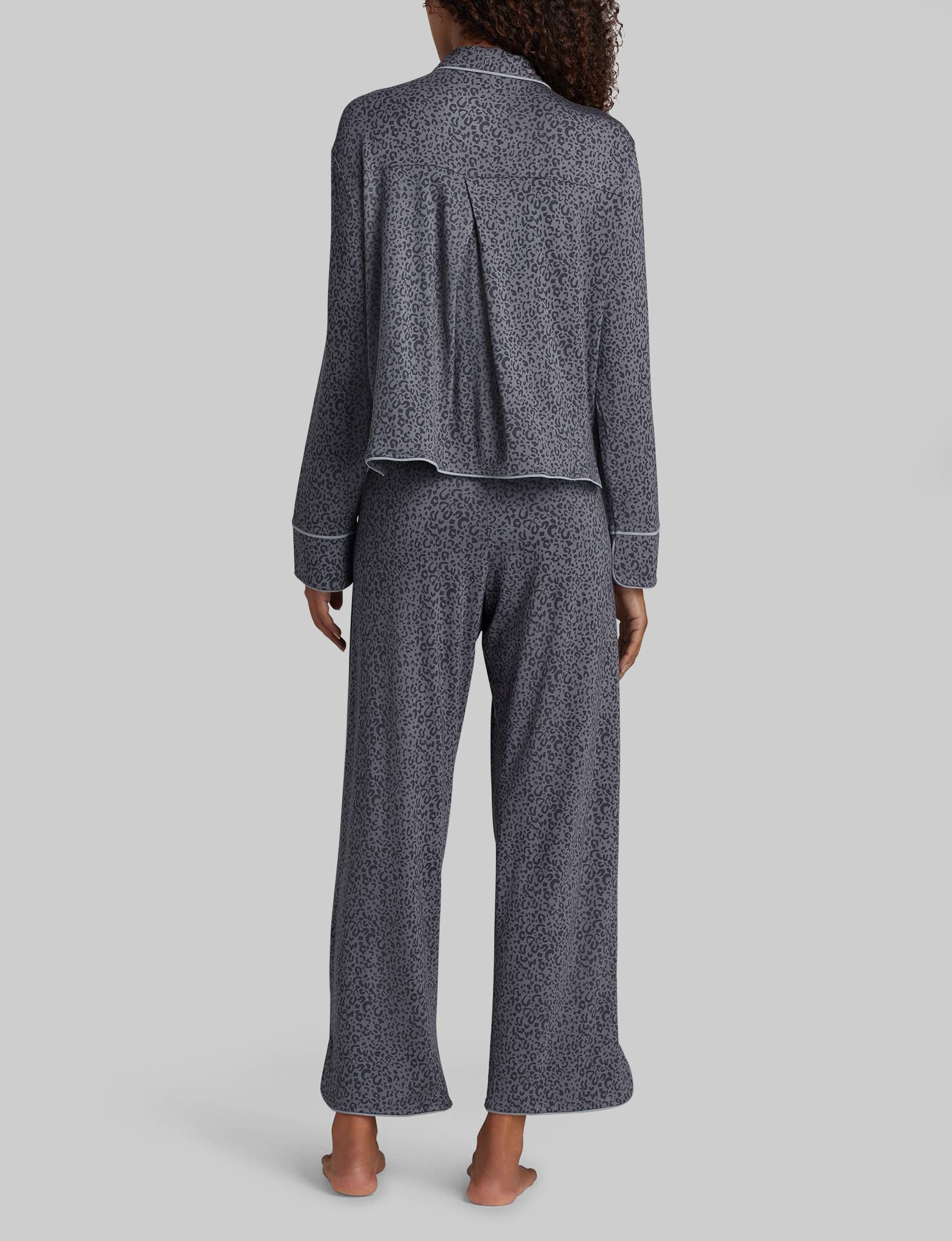 Cozy Women's Long Sleeve Pajama Set - Soft Pullover Sleepwear Top & Lounge Pants for Relaxing at Home, Sleeping, and Comfortable Nightwear
