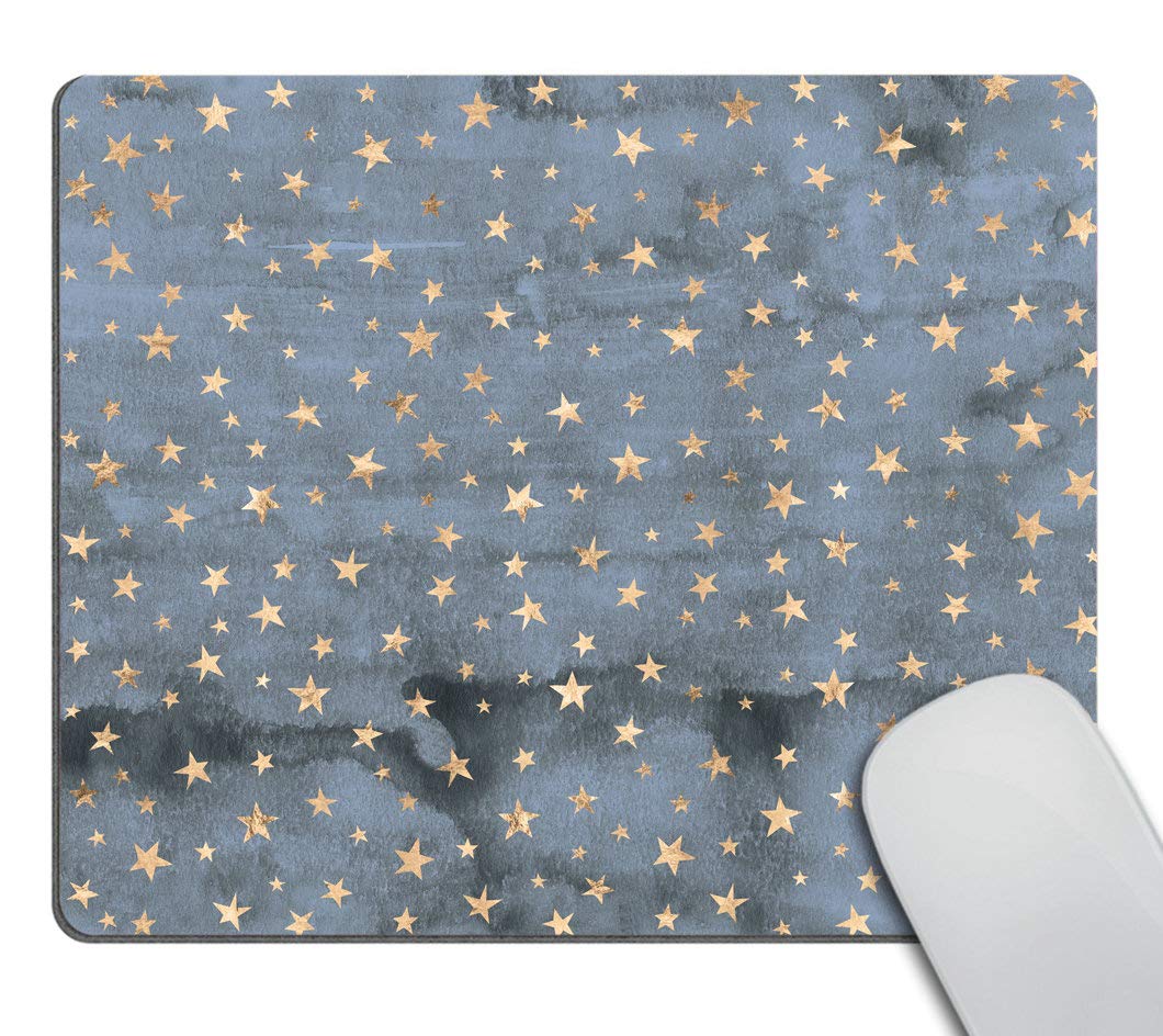 Glowing Star Mouse Pad - Non-Slip Gaming Mouse Mat with Twinkling Sky Design for PC, Laptop & Office Use - Perfect for Gamers, Work & Home Decor