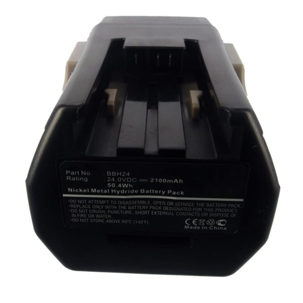 Synergy Digital 24V 2100mAh Ni-MH Replacement Battery for Milwaukee BXL24 Power Tools - Ultra High Capacity, Long-Lasting Performance for Drills, Saws & Other Milwaukee Cordless Tools