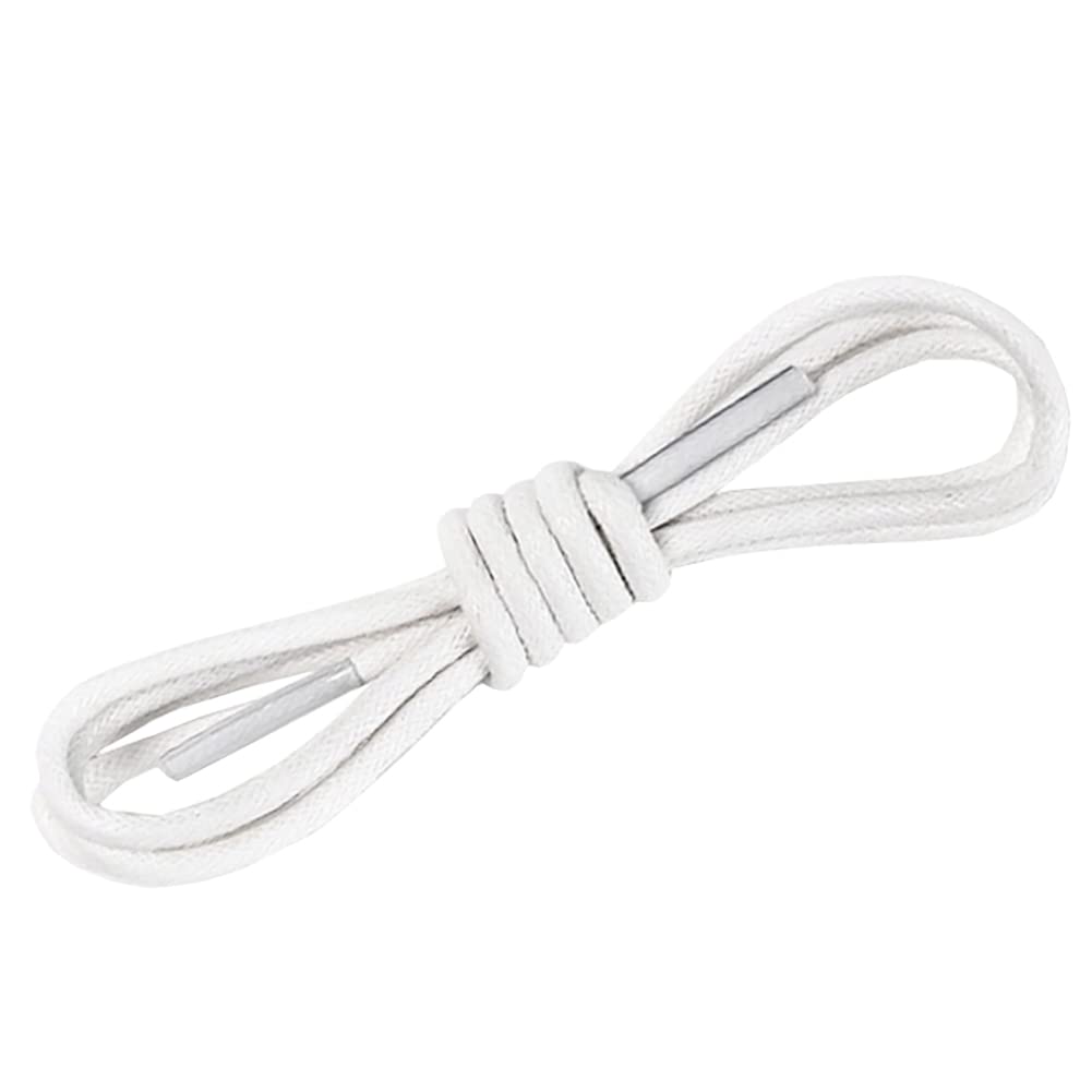 Premium Waxed Round Shoelaces for Oxford, Dress Shoes & Sneakers - Durable Wax Coating Laces for Men & Women - Perfect for Formal, Casual & Canvas Shoes