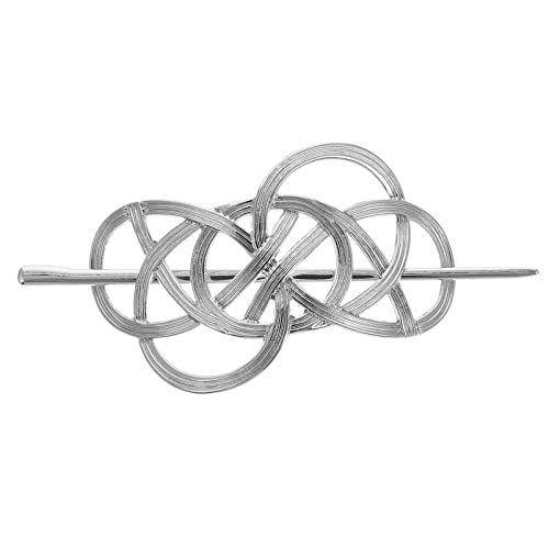 LALAFINA Women's Vintage Celtic Knot Hair Clips - Retro Irish & Japanese Style Hair Pins for Wedding, Viking, and Everyday Use - Elegant Hair Slides for Women
