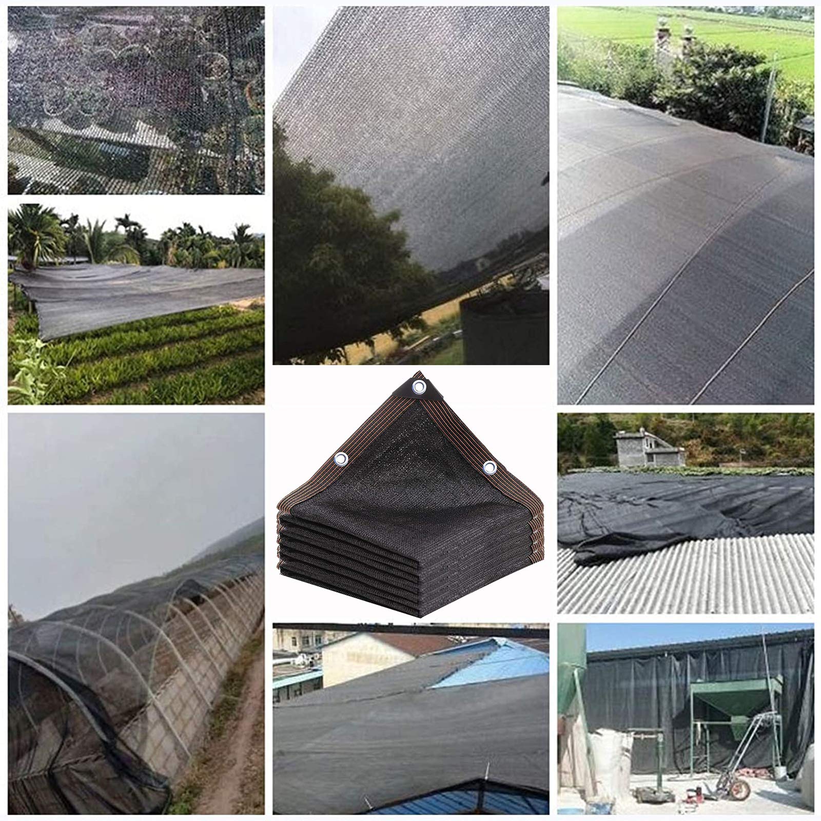 13x23ft Sun Mesh Shade for Plants - Breathable Greenhouse Shade Net, Outdoor Windproof Sun Protection Netting for Patio, Garden, Barn & Kennel | Perfect for Flowers, Swimming Pool Cover & Backyard Shade Solutions