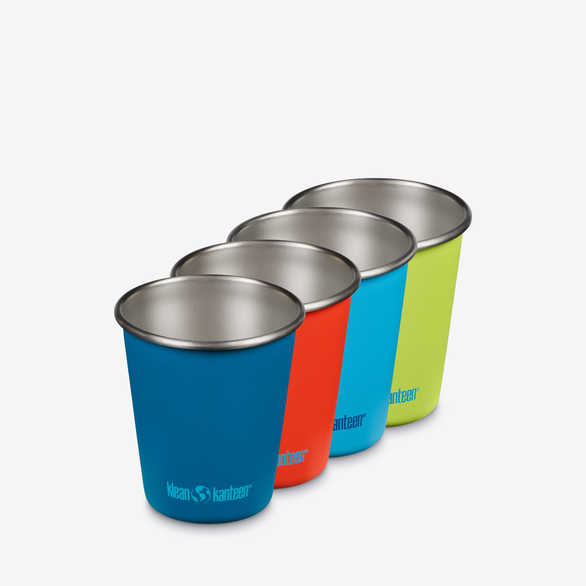 10oz (295ml) Insulated Stainless Steel Tumbler Cups - 4 Pack Set for Coffee, Tea & Cold Drinks - Perfect for Home, Office, Travel & Outdoor Activities