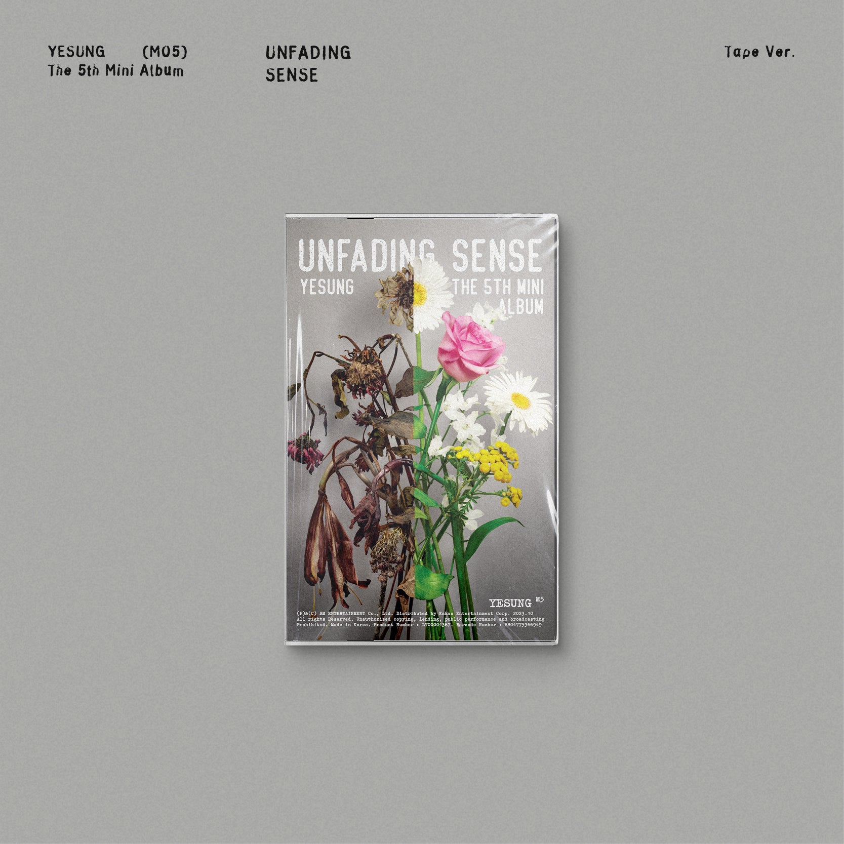 BTS - The 5th Mini Album 'Unfading Sense' (Cassette Tape Version) | K-Pop Collectible Music Album for Fans & Gift Ideas