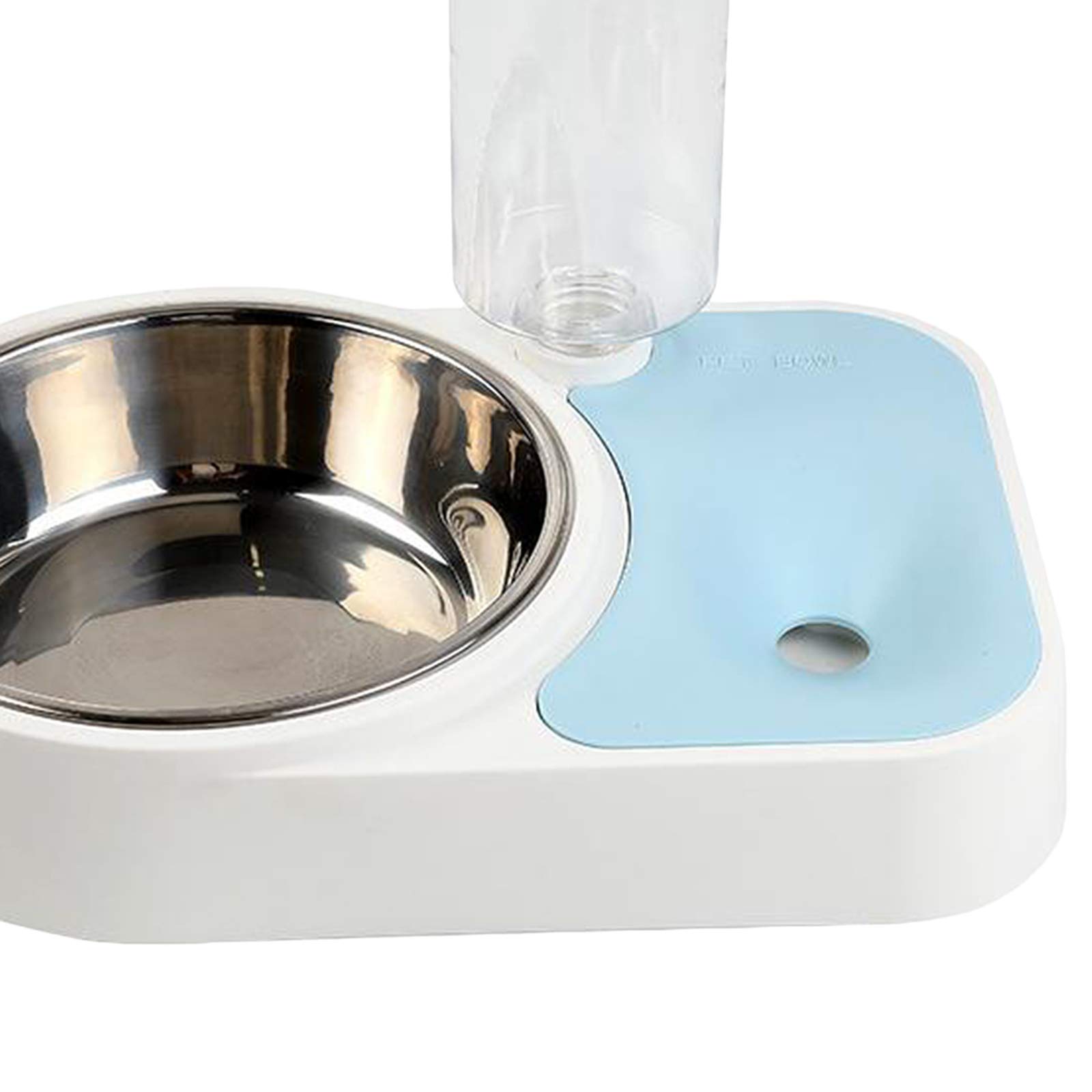 Automatic Pet Water & Food Bowl Set - SECRET DESIRE Dog Cat Bowls with Water Bottle (Blue) | Perfect for Home, Travel & Outdoor Use