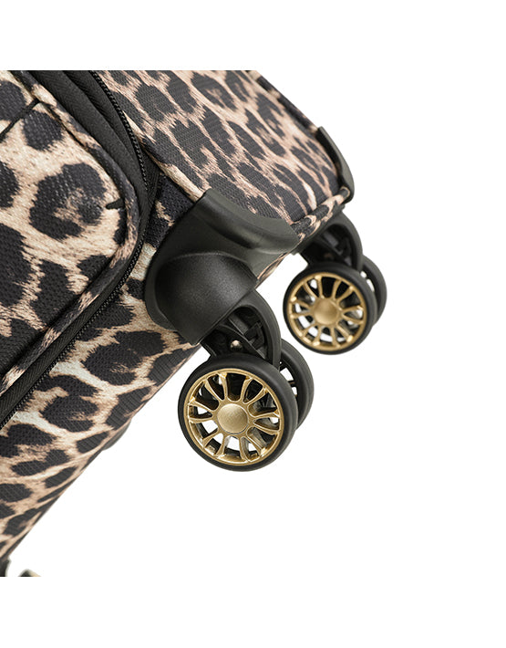 Tosca SO LITE AIR5055 55cm Lightweight Cabin Spinner Luggage - Leopard Print Design for Travel & Business Trips