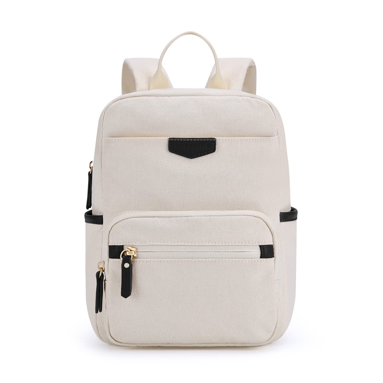 Missnine Mini Backpack for Women - Cute Canvas Purse & Bookbag for Dating & Daily Use