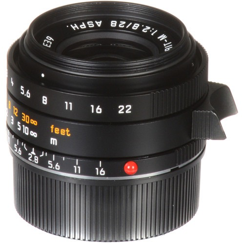 Leica Elmarit M 28mm f/2.8 ASPH Lens for Leica M Mount Cameras - High-Performance Wide-Angle Prime Lens for Street Photography & Travel