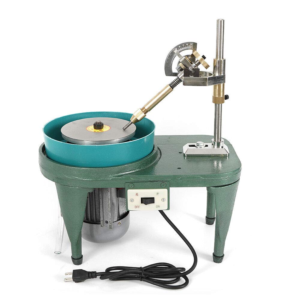 Professional Gem Faceting Machine 110V 180W - Jewelry Angle Polisher & Gemstone Grinding Machine for Rings, Bench Polishing - 2800r/min High Speed - Perfect for Jewelry Making, Lapidary & Stone Surface Finishing