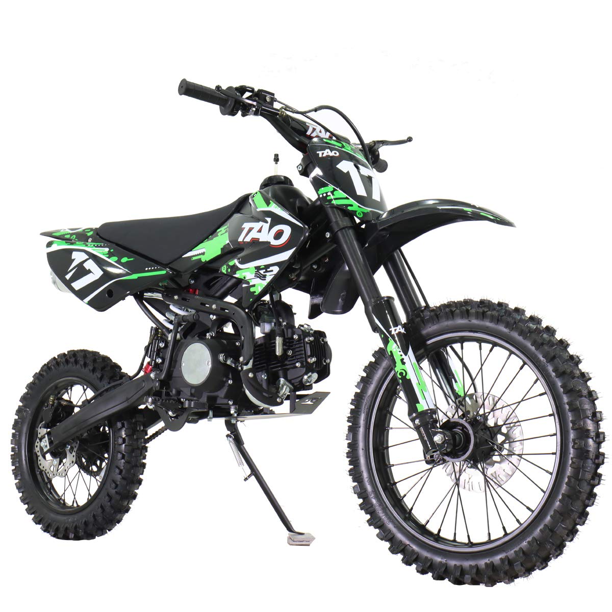 **DB17 125cc Kids Dirt Bike - Off-Road Motorcycle for Boys & Girls - Green | Perfect for Trail Riding, Backyard Fun & Youth Racing**