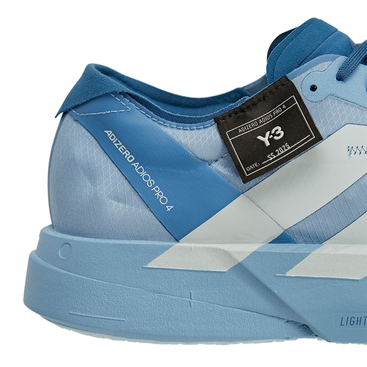 Adidas Adizero Adios Pro 4 Running Shoes - Lightweight Carbon Fiber Racing Sneakers for Men & Women (Ash Blue) | Perfect for Marathon Training & Road Racing