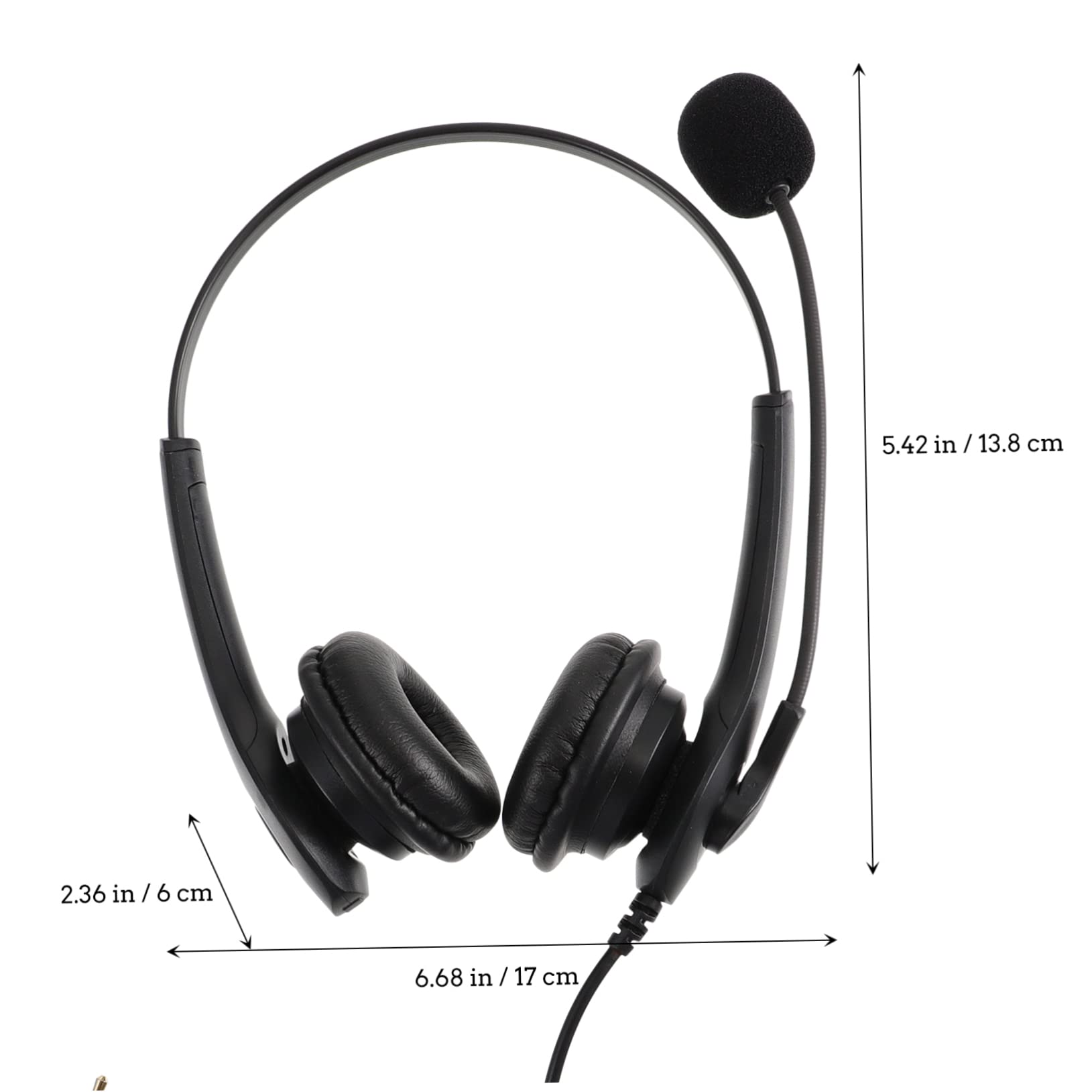 Homoyoyo Wired Headphones with Microphone & In-Line Controls - Noise Isolating Earphones for Gaming, Music & Calls - Durable ABS Cord for Office, Travel & Daily Use
