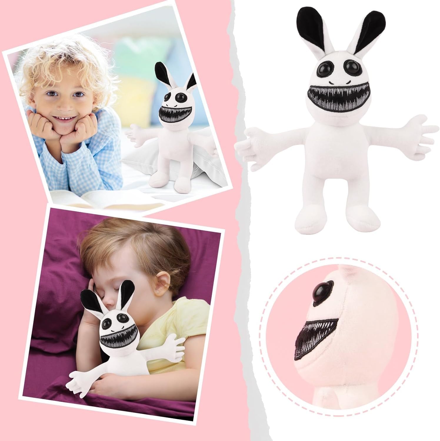 Seksui Zoonomaly Plush Stuffed Animal - Smile Cat Plushie Toy, Soft Horror Game Collectible Pillow Doll for Kids & Fans - Perfect Gift for Christmas, Birthday & Zoo Lovers (Elephants Design) - Great for Cuddling, Decor & Fan Collections