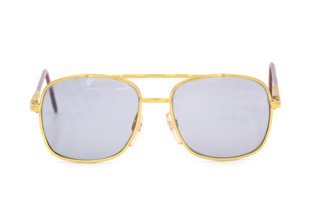 Reactolite Gold Aviator Sunglasses - Polarized UV Protection Retro Pilot Shades for Men & Women - Perfect for Driving, Travel, and Outdoor Adventures