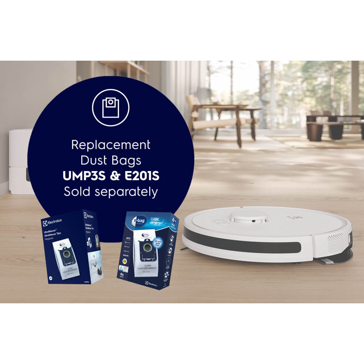 Electrolux Ultimate Home 700 Robot Vacuum and Mop Combo - Smart WiFi Connected, Self-Charging, Powerful Suction for Hardwood Floors & Carpets - Ideal for Pet Hair, Dust Cleaning in Living Room & Bedroom